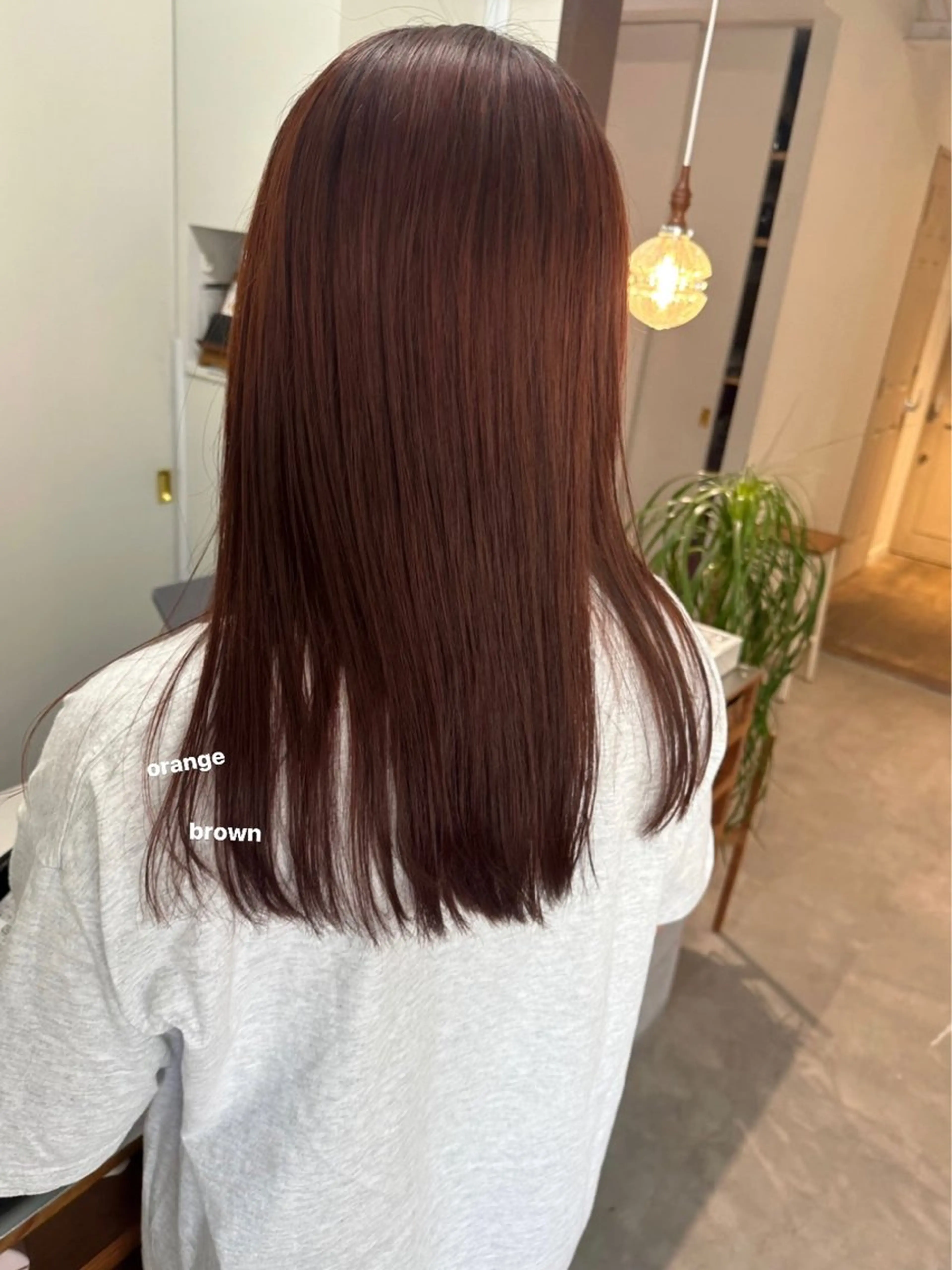 セミロング カラー 暖色カラー/レイヤー 🌙 オノユリカのヘアスタイル