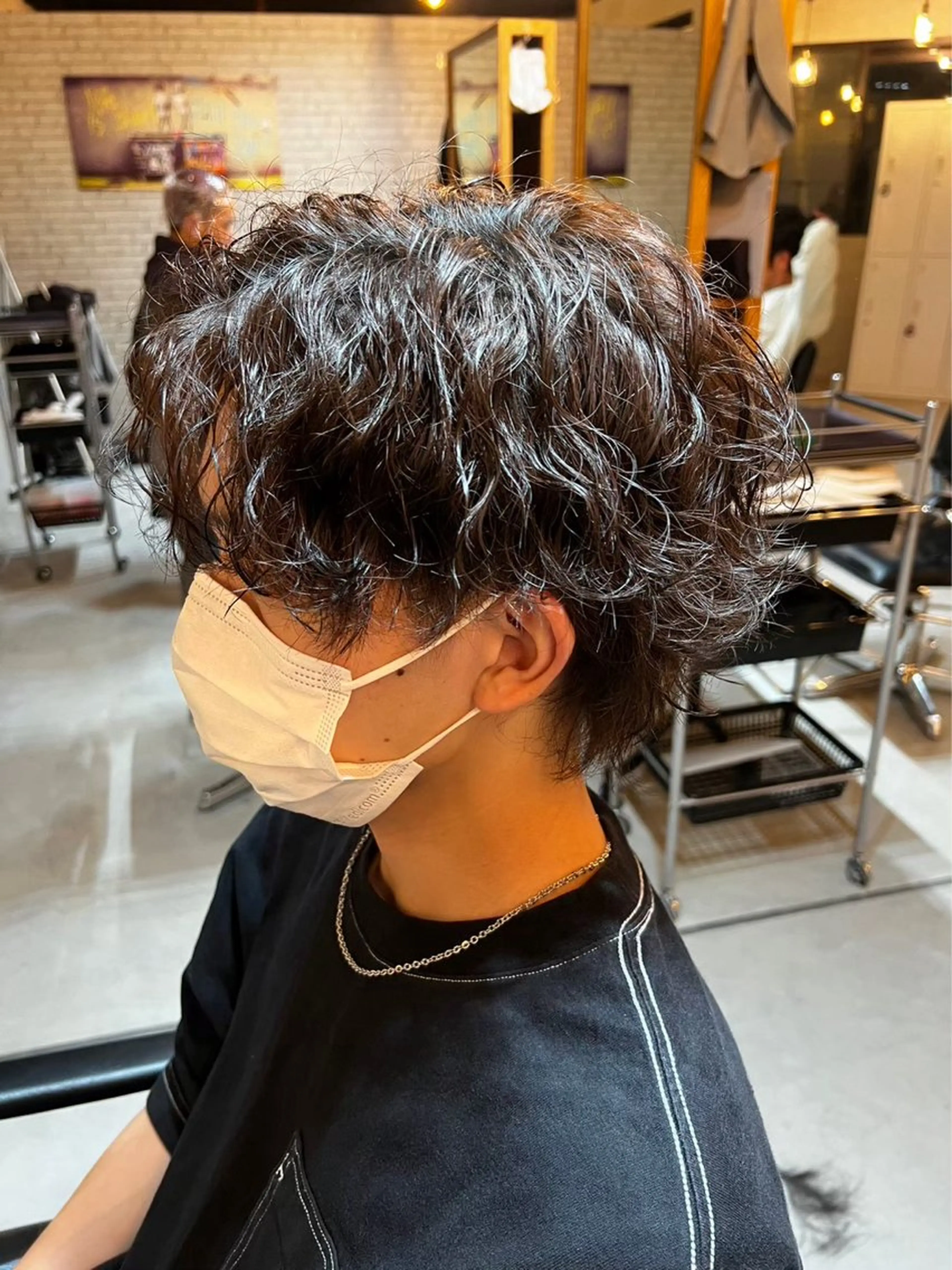 パーマ メンズ 石川 歳也のヘアスタイル