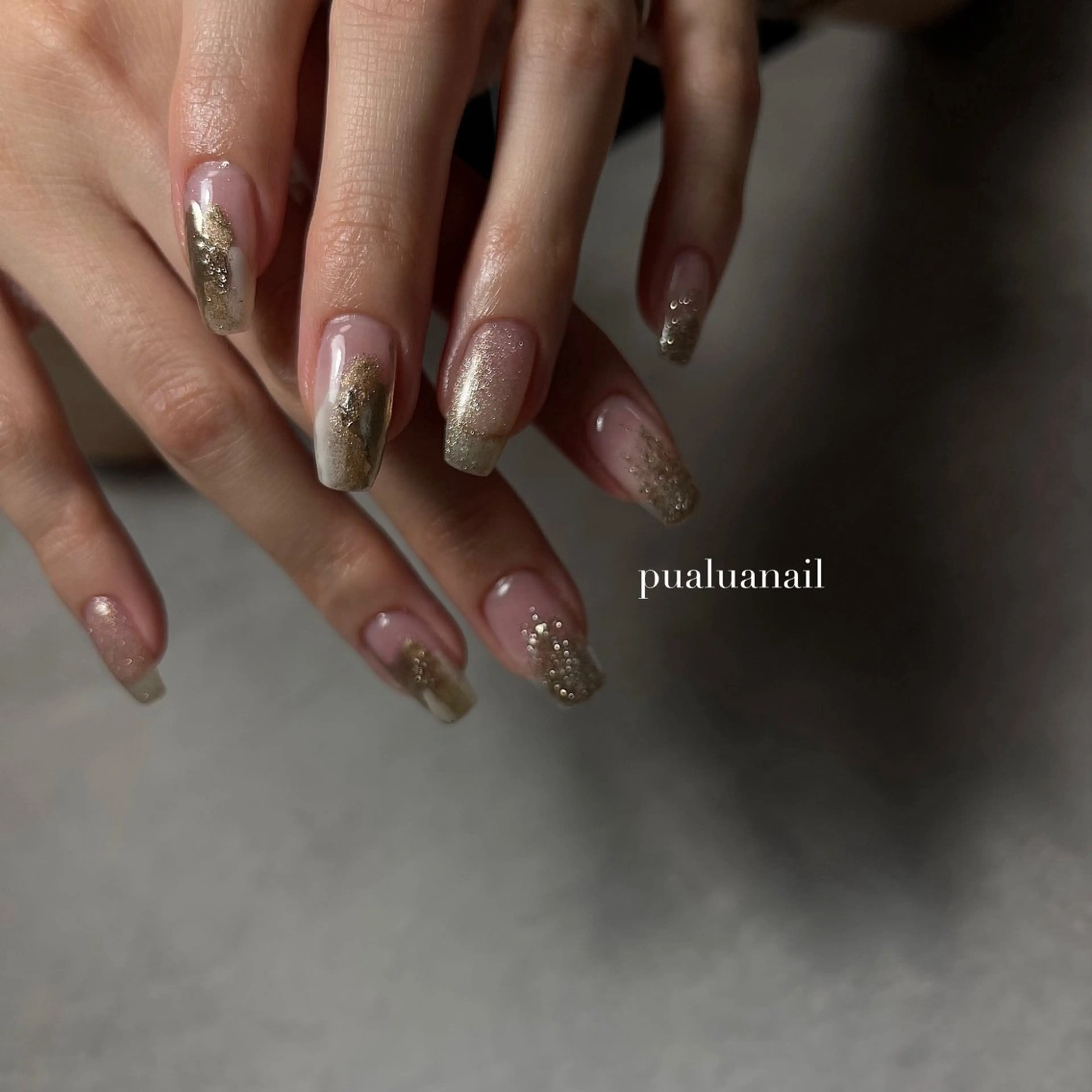 ネイル ニュアンスネイル ハンドネイル pualua miharuのネイルデザイン