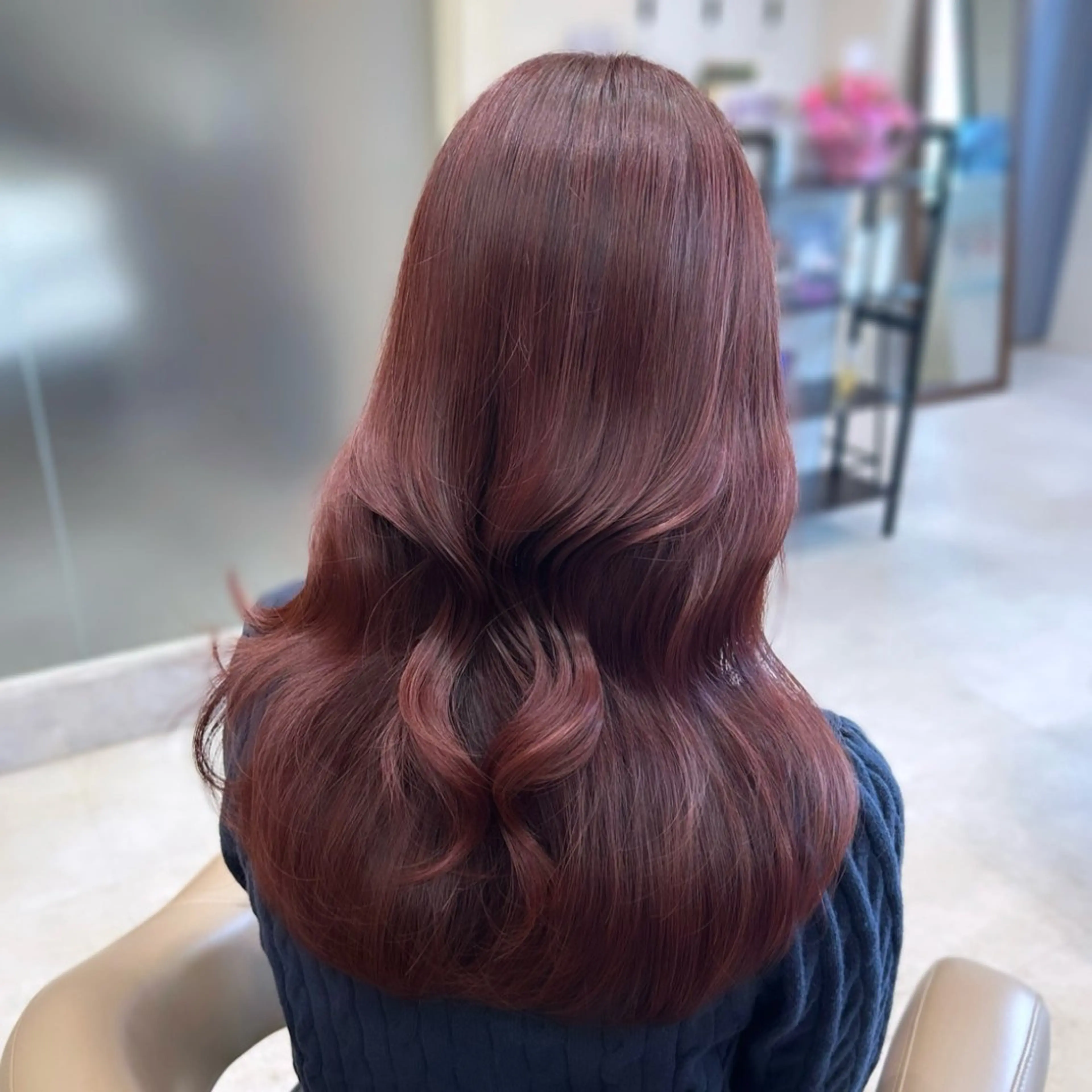 ロング カラー ブリーチ ブリーチなしカラー ブリーチなしWカラー 🎀韓国ヘア/amiのヘアスタイル