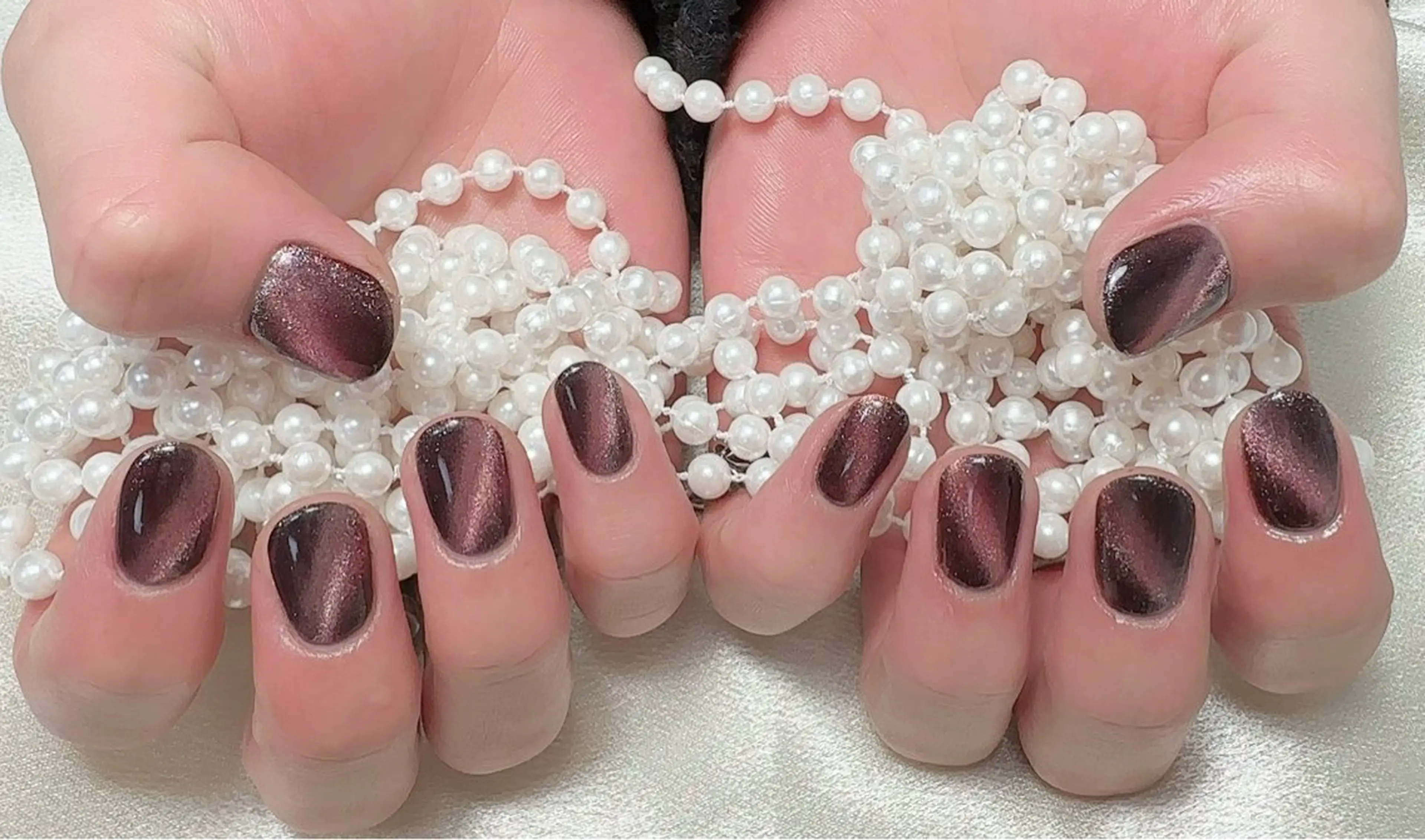 ネイル マグネットネイル ハンドネイル kao nail マグネット/長さだしのネイルデザイン