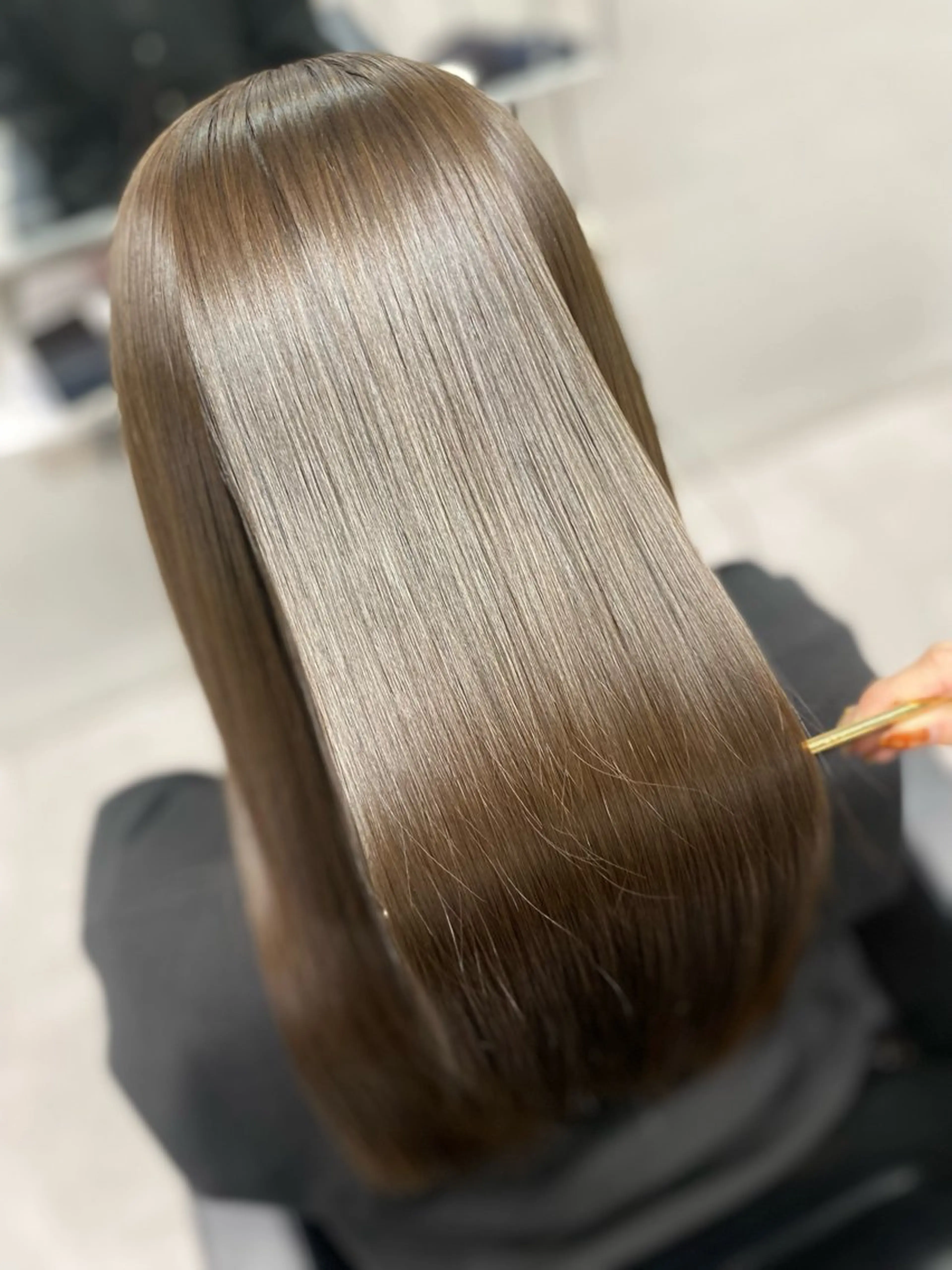 ロング カット ヘアカラー トリートメント 艶髪/縮毛矯正 🫧辻野海羽のヘアスタイル