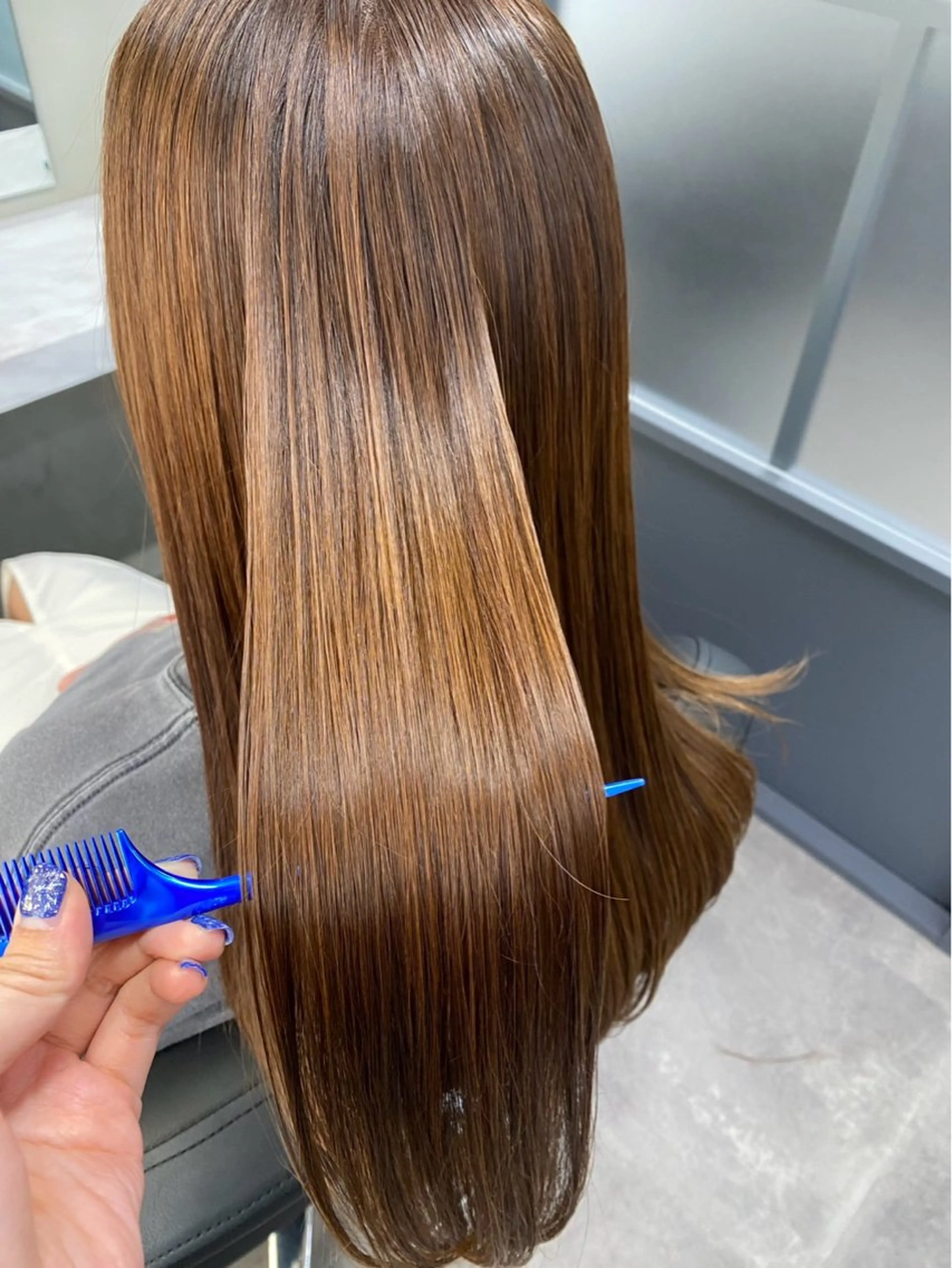 ロング 木村 智美のヘアスタイル