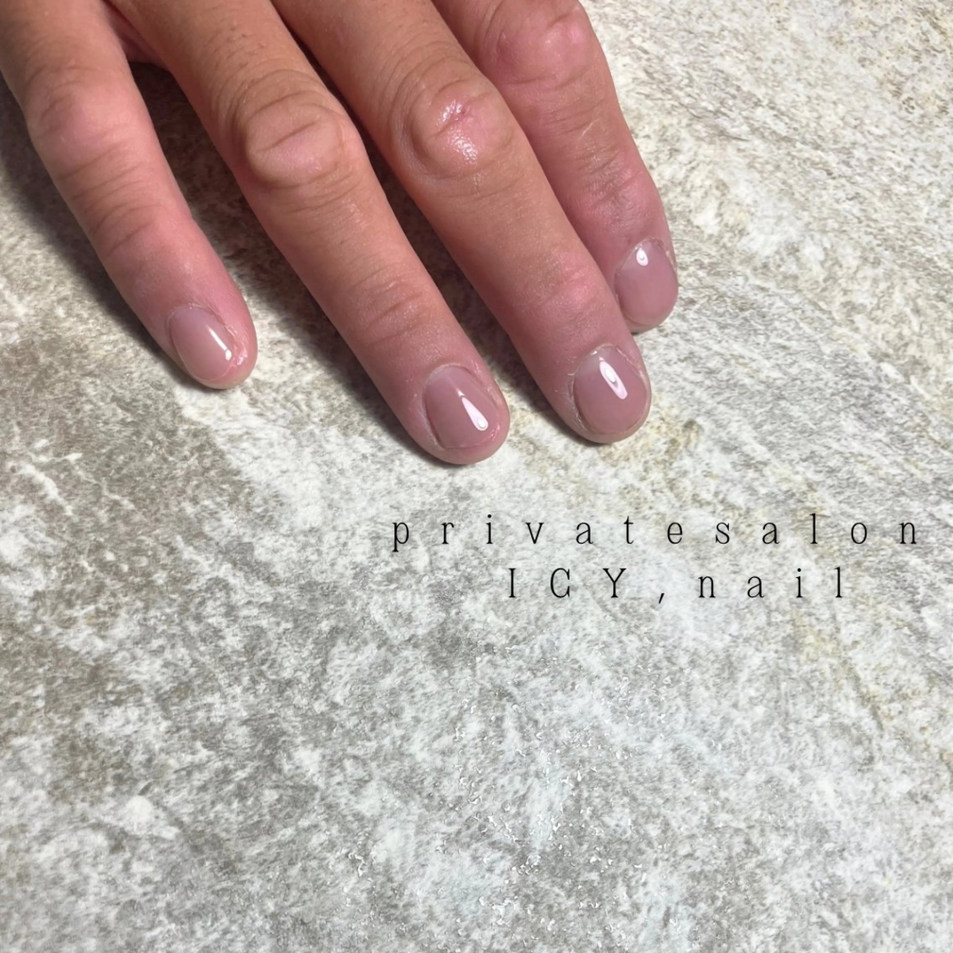 ネイル メンズネイル ワンカラーネイル ハンドネイル ICY,nail REINAのネイルデザイン