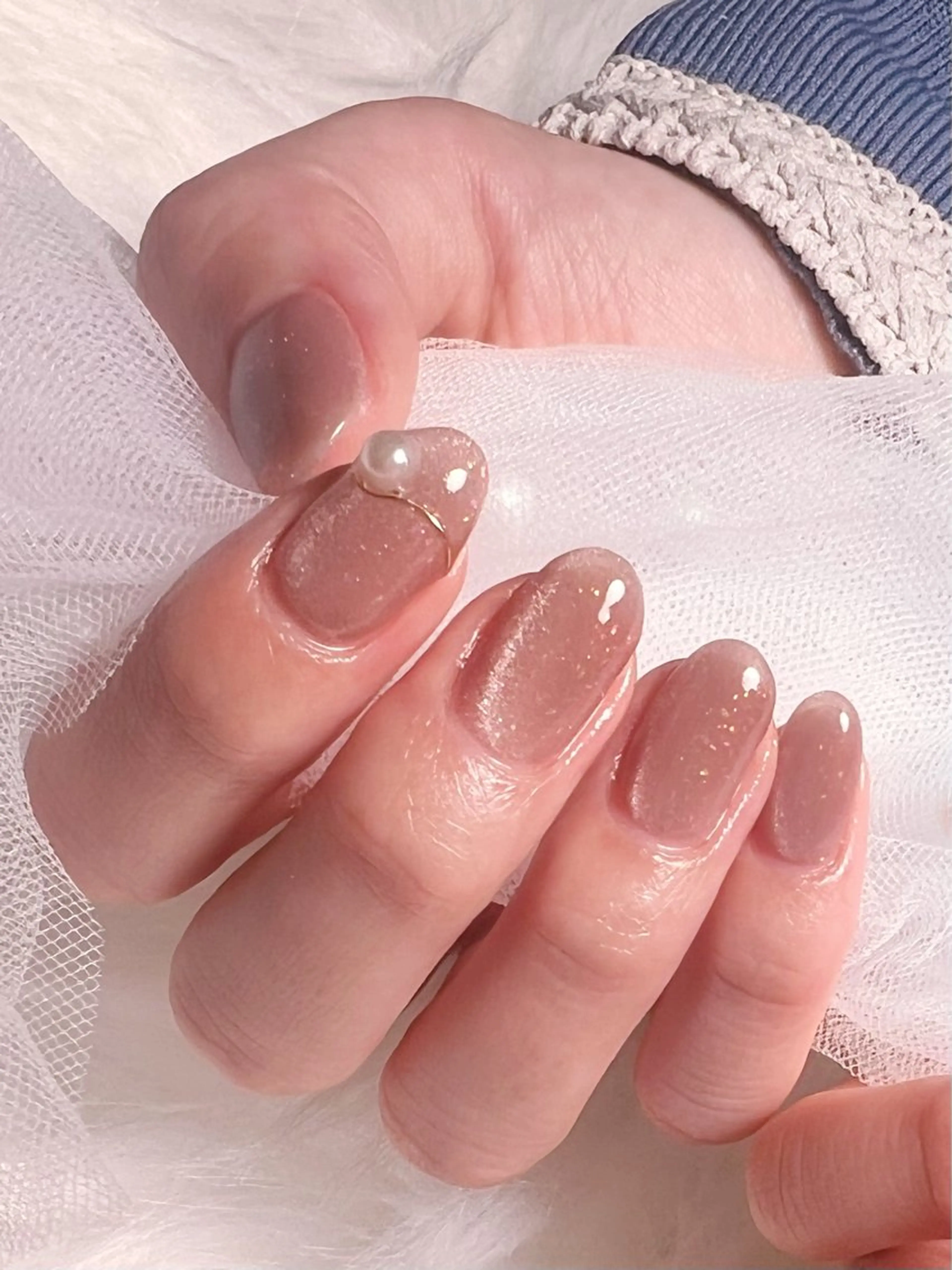 ネイル アートネイル ミラーネイル nail salon Myunaのネイルデザイン