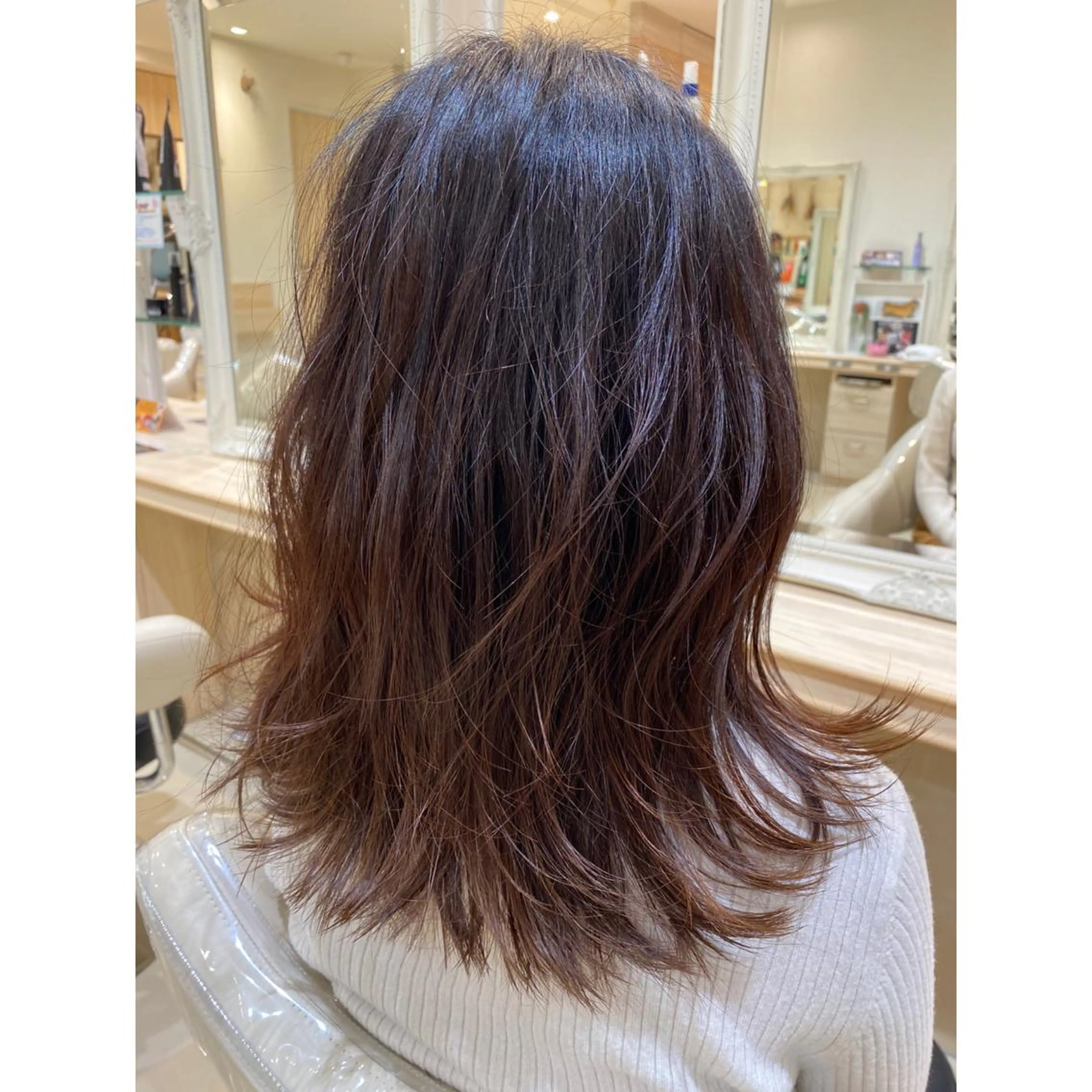 セミロング 髪質改善/茅ヶ崎 マツモト リョウのヘアスタイル