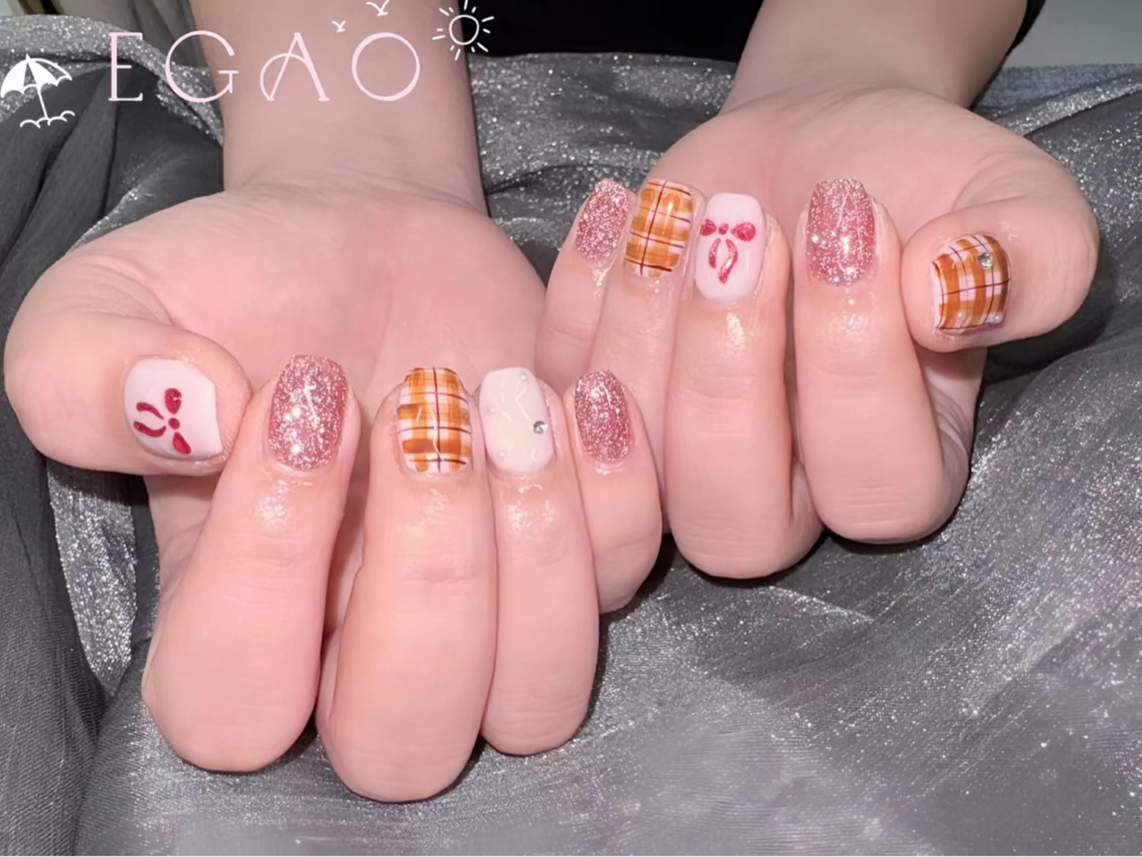 ネイル アートネイル フットネイル フレンチネイル ジェルネイル グラデーション ハンドネイル Egao Nail Salonのネイルデザイン