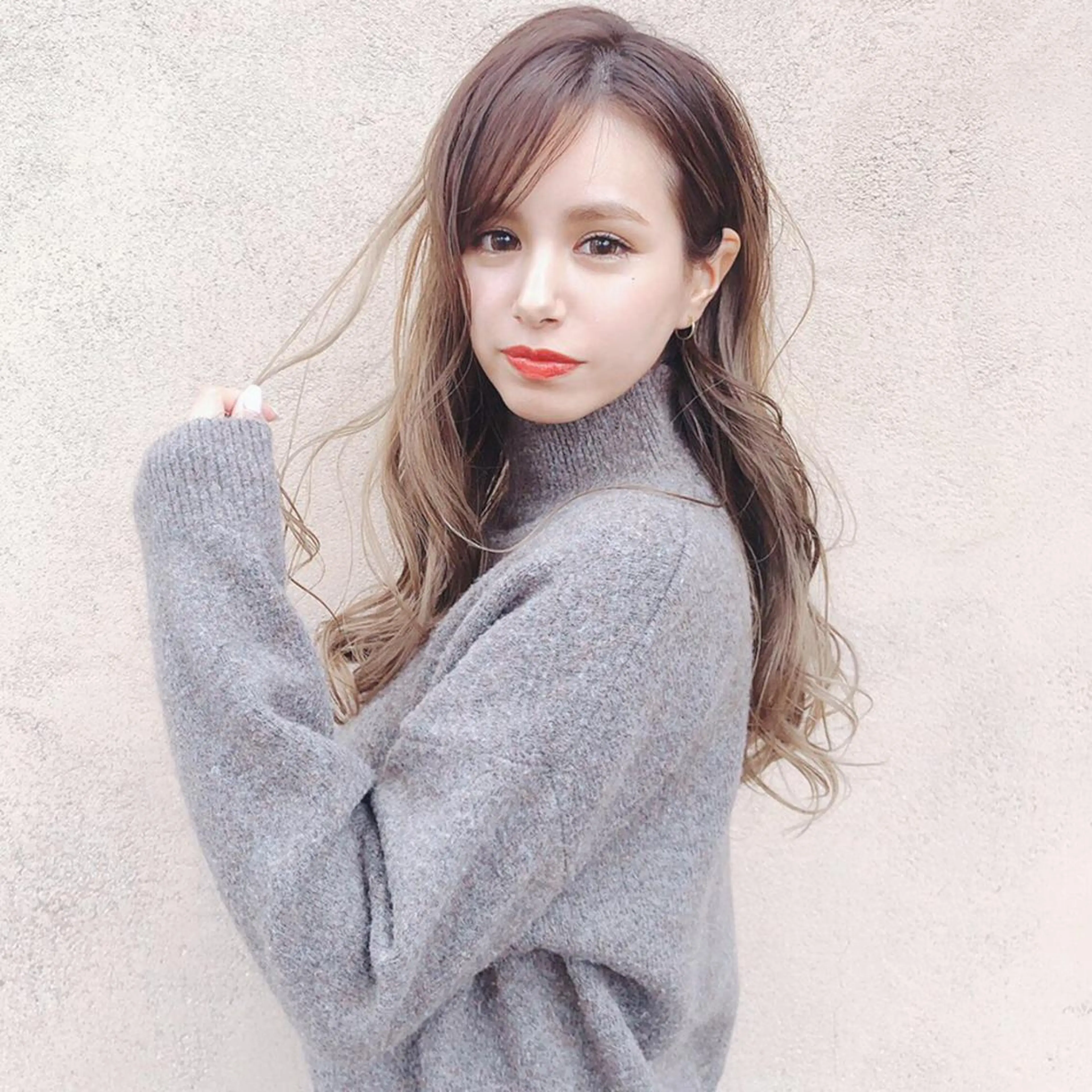 セミロング カラー パーマ ヘアアレンジ カット トリートメント 【tejina】 ochiのヘアスタイル