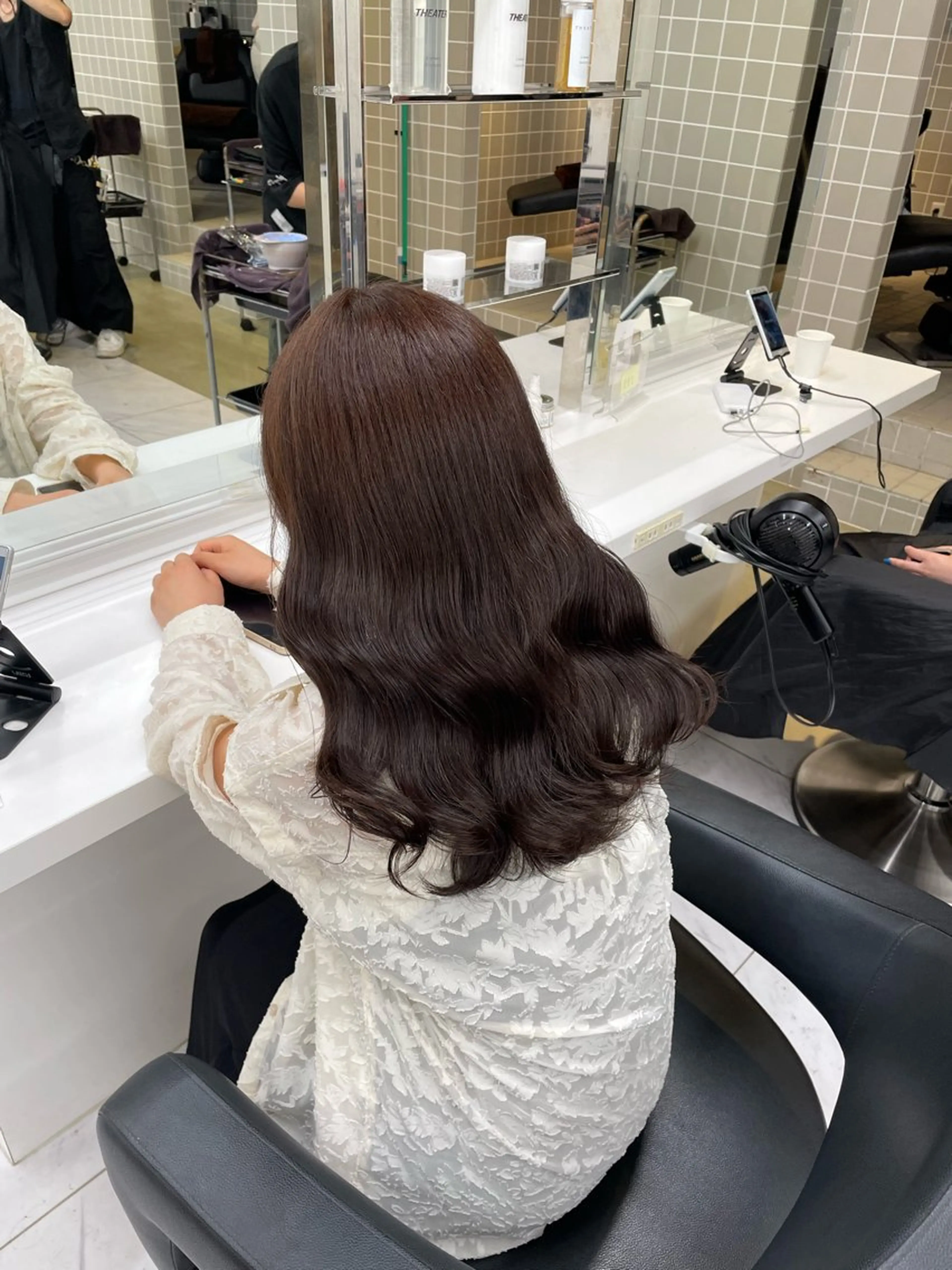 ロング カラー ヘアアレンジ ヘアカラー トリートメント ヘアセット 💗横浜美容室 💗HARUNAのヘアスタイル