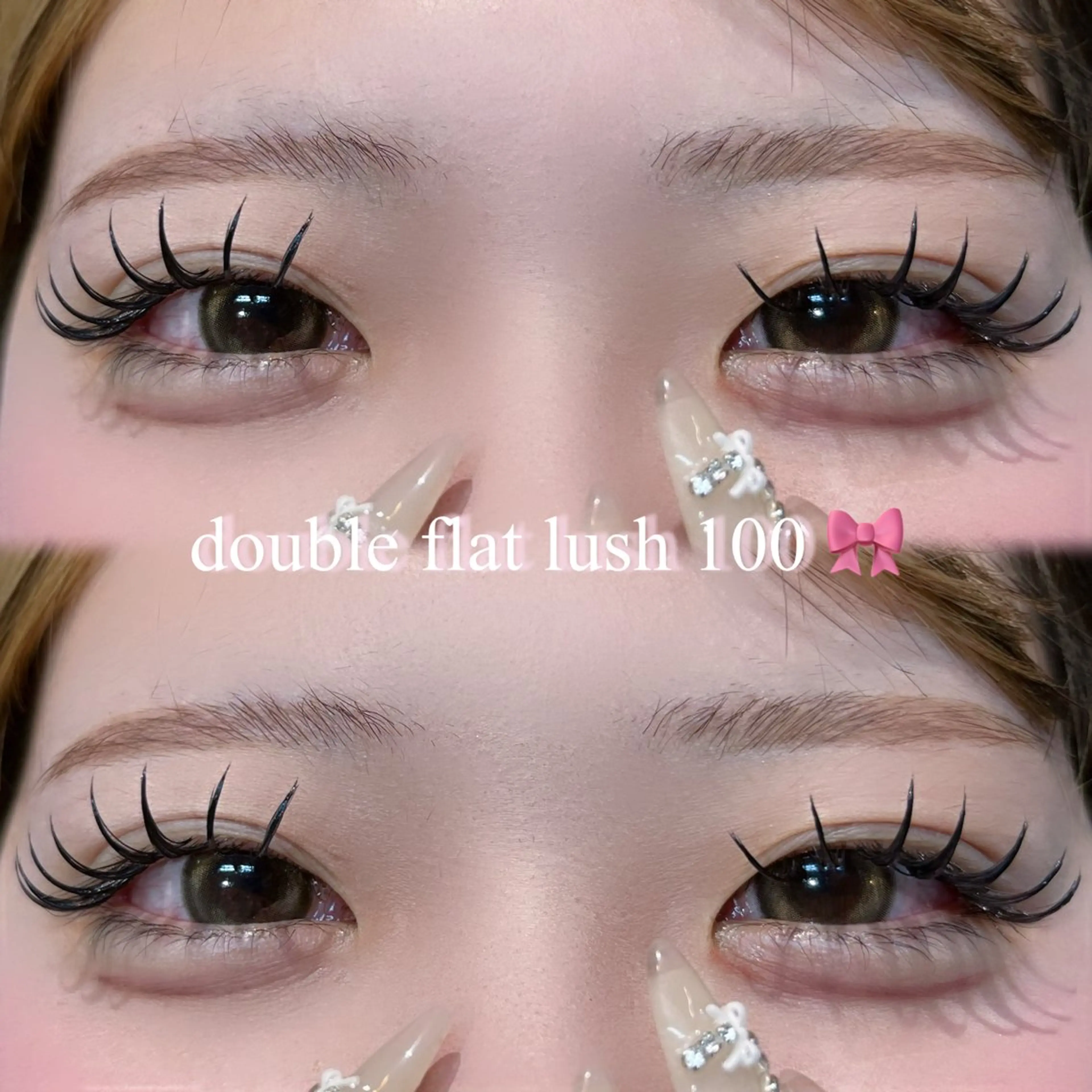 マツエク・マツパ フラットラッシュ マツエク Bianca浦和 misa♡̴⟡.˚のマツエク・マツパデザイン