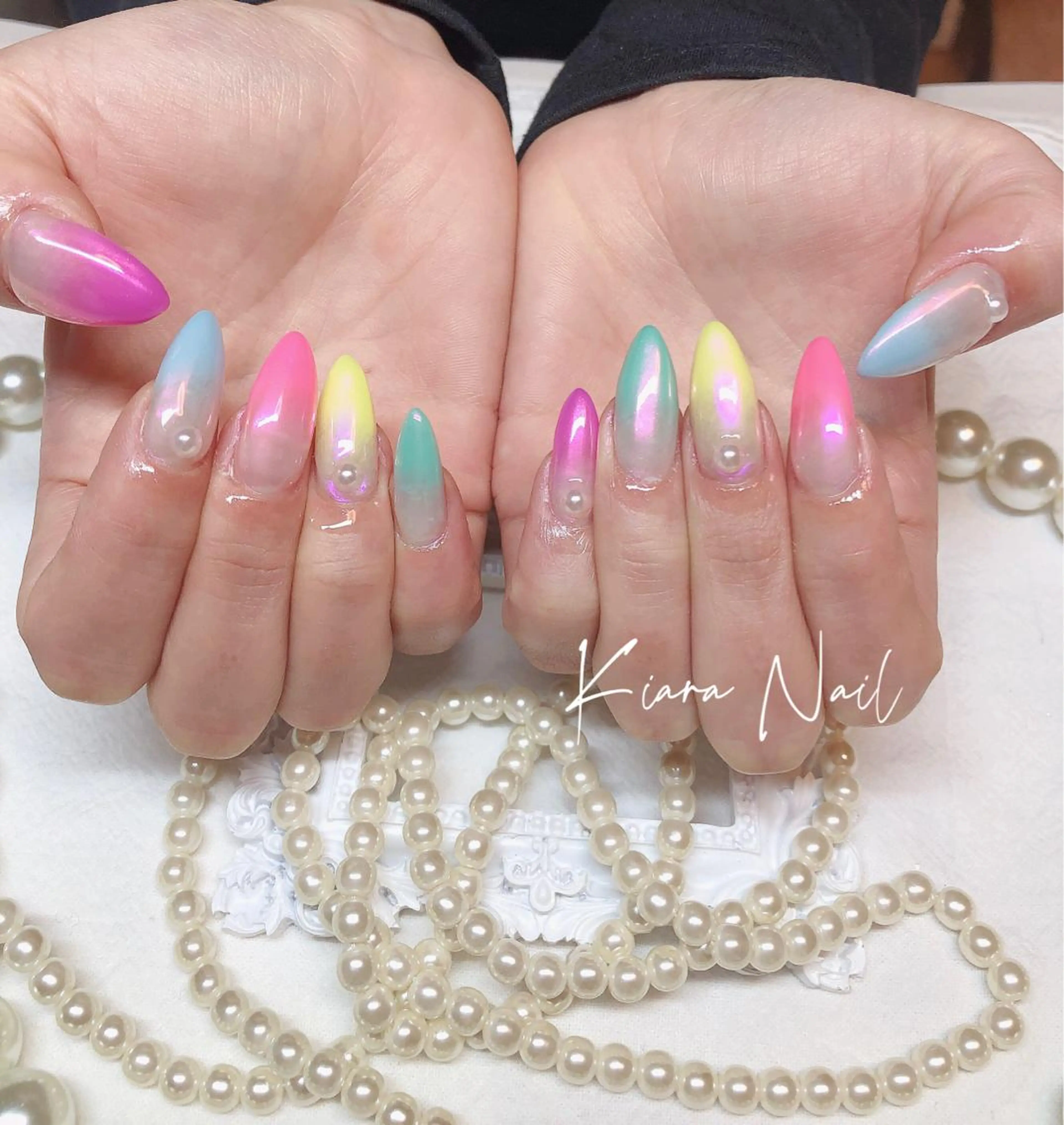 ネイル アートネイル 持ち込み 🍭Kiara Nail🍭のネイルデザイン