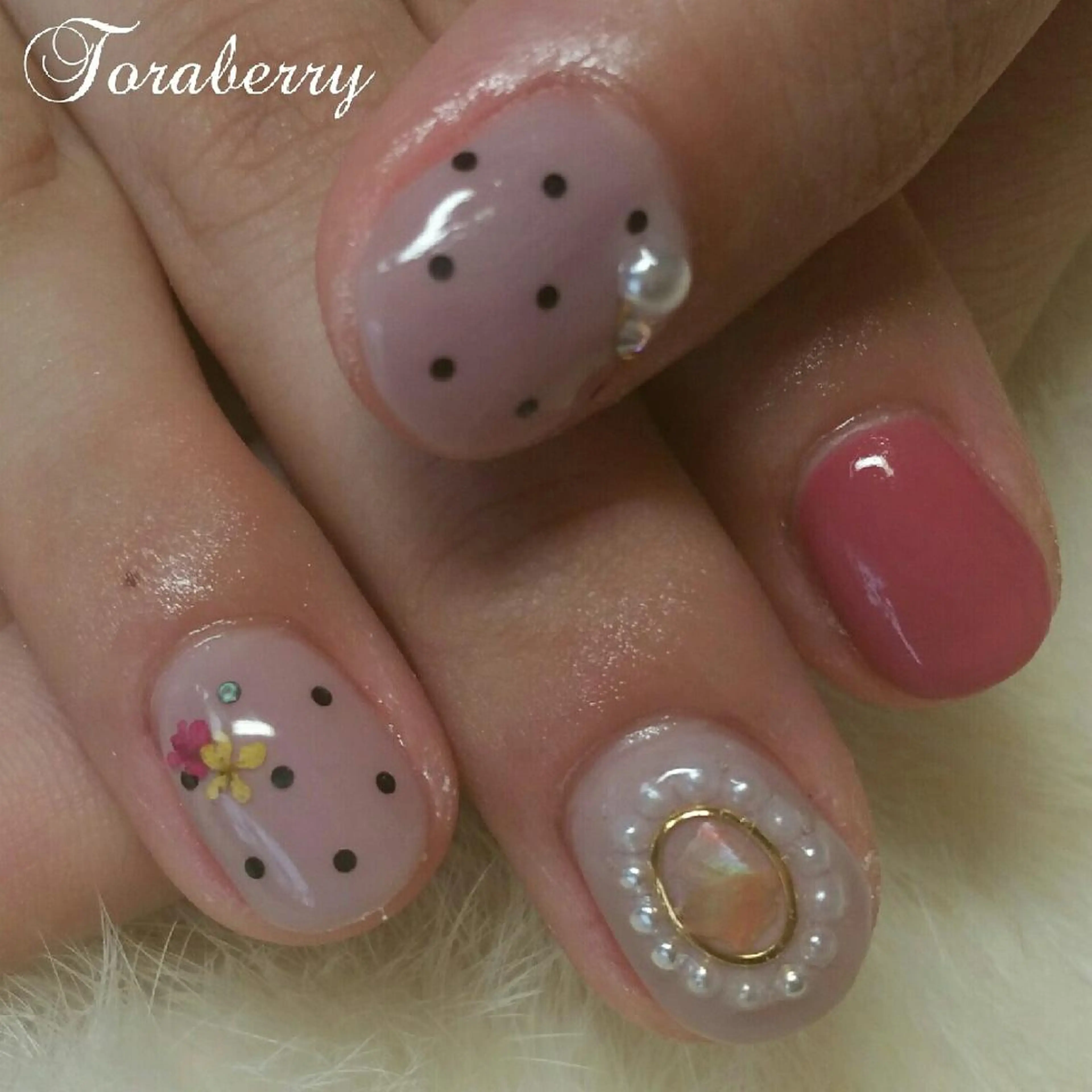 ネイル ドット ハンドネイル ネイリスト なつみのネイルデザイン