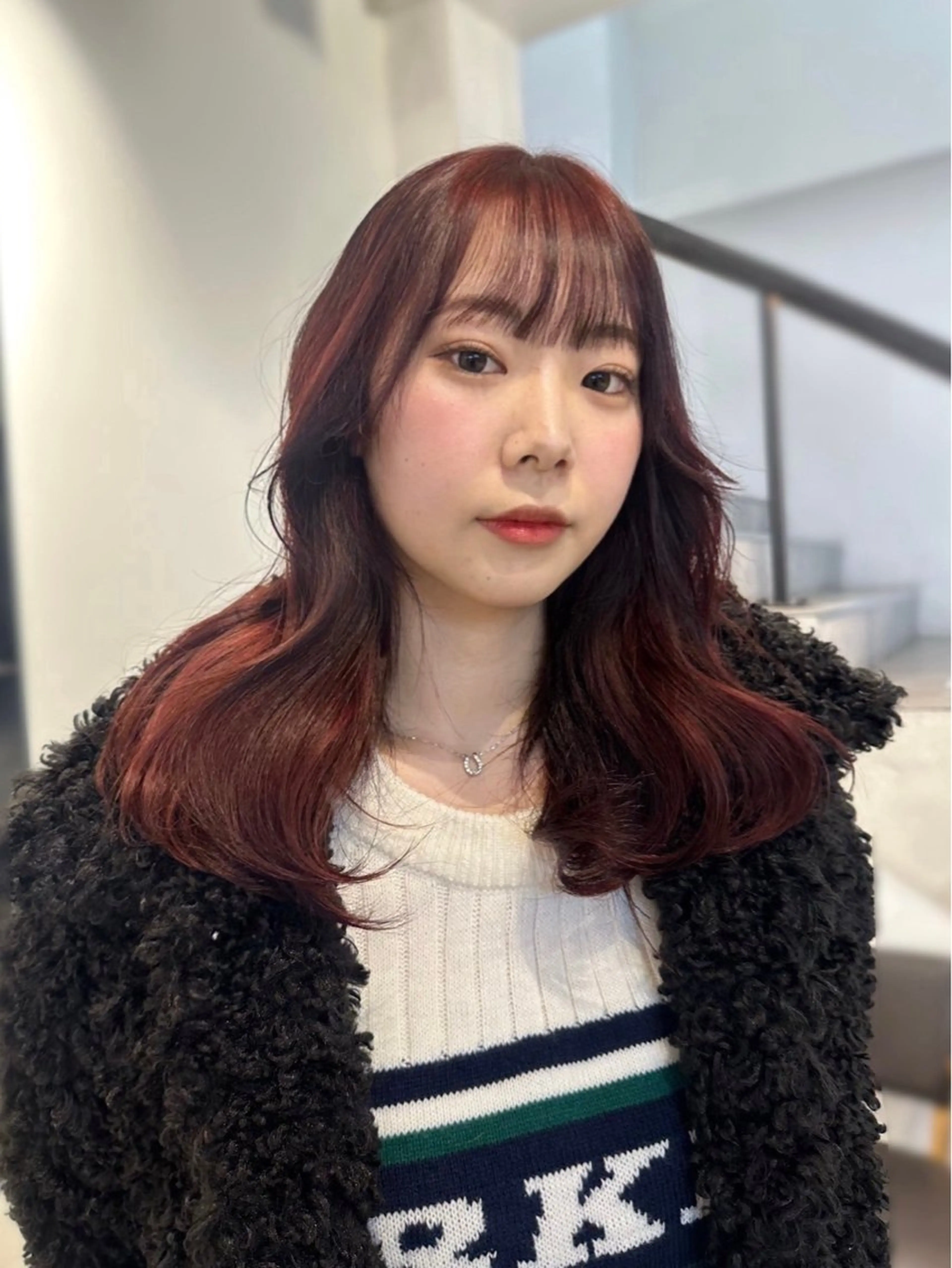 カラー ヘアカラー ハイトーン/レイヤー nail 百咲💌のヘアスタイル