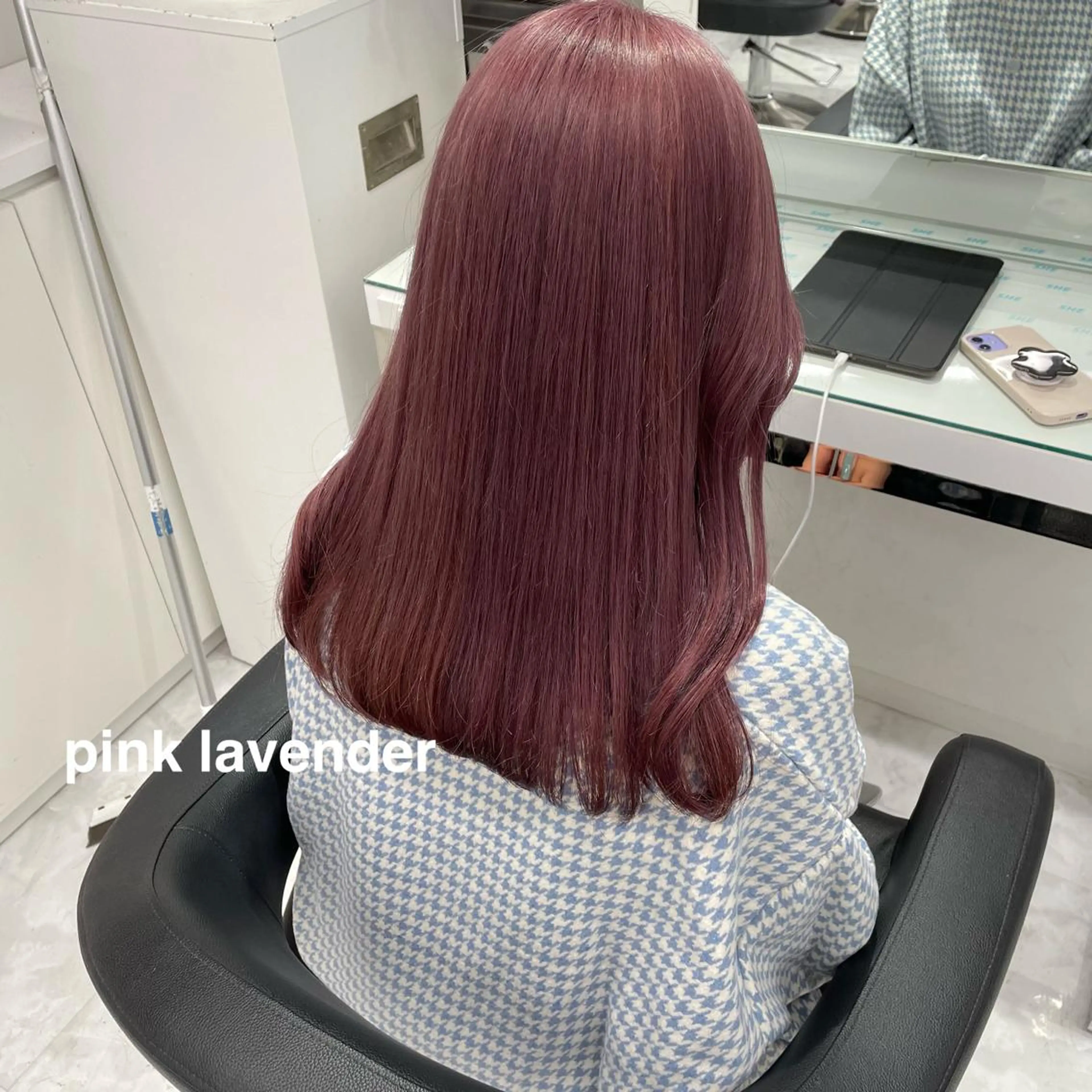 セミロング カラー ヘアカラー トリートメント 💗🤍透明感カラー 🤍💗kanonのヘアスタイル