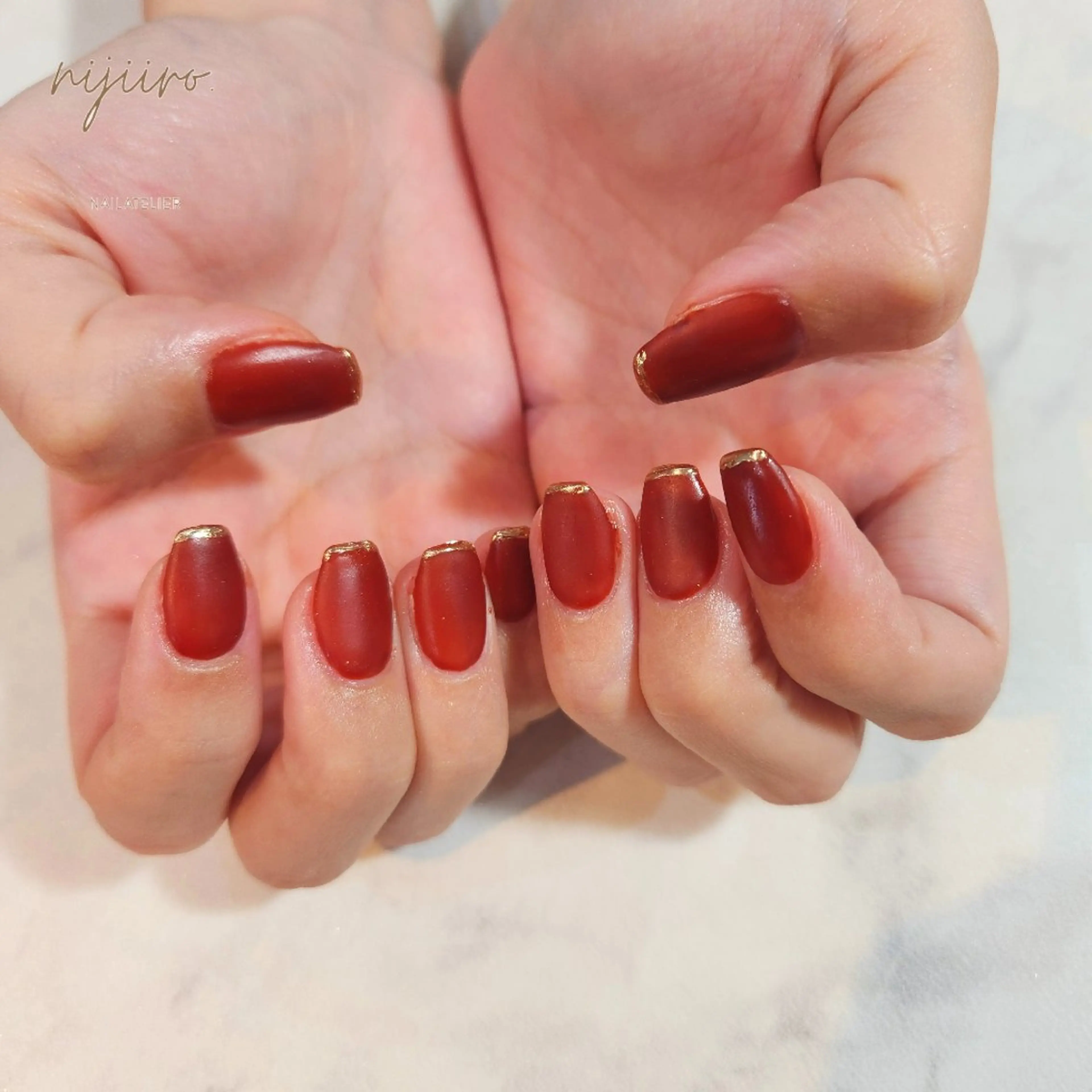 ネイル ハンドネイル nailatelier nijiiro.所属・nijiiro🌈 サトウのネイルデザイン