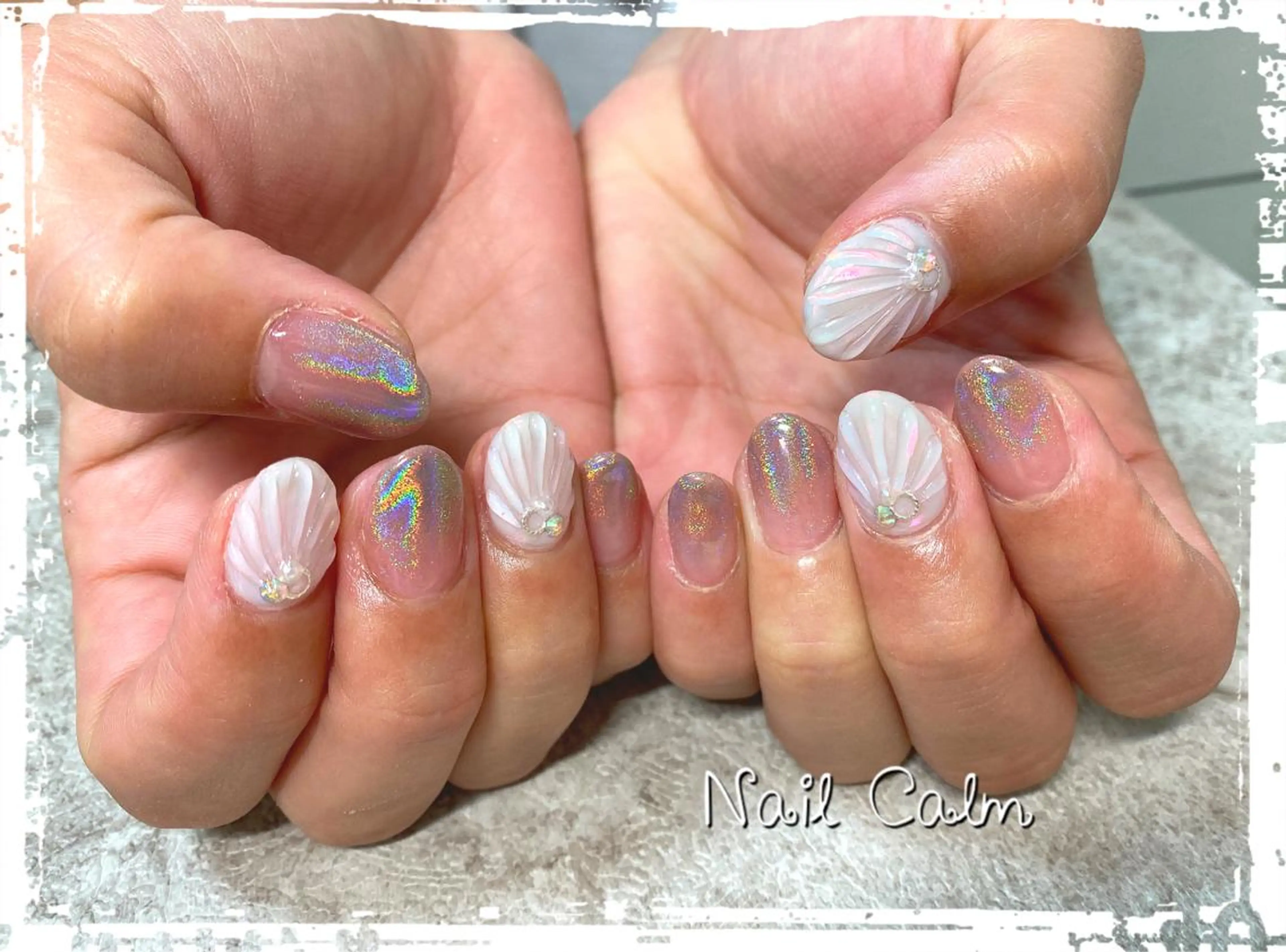 ネイル アートネイル ハンドネイル Nail Calm所属・プライベートサロン Calmのネイルデザイン