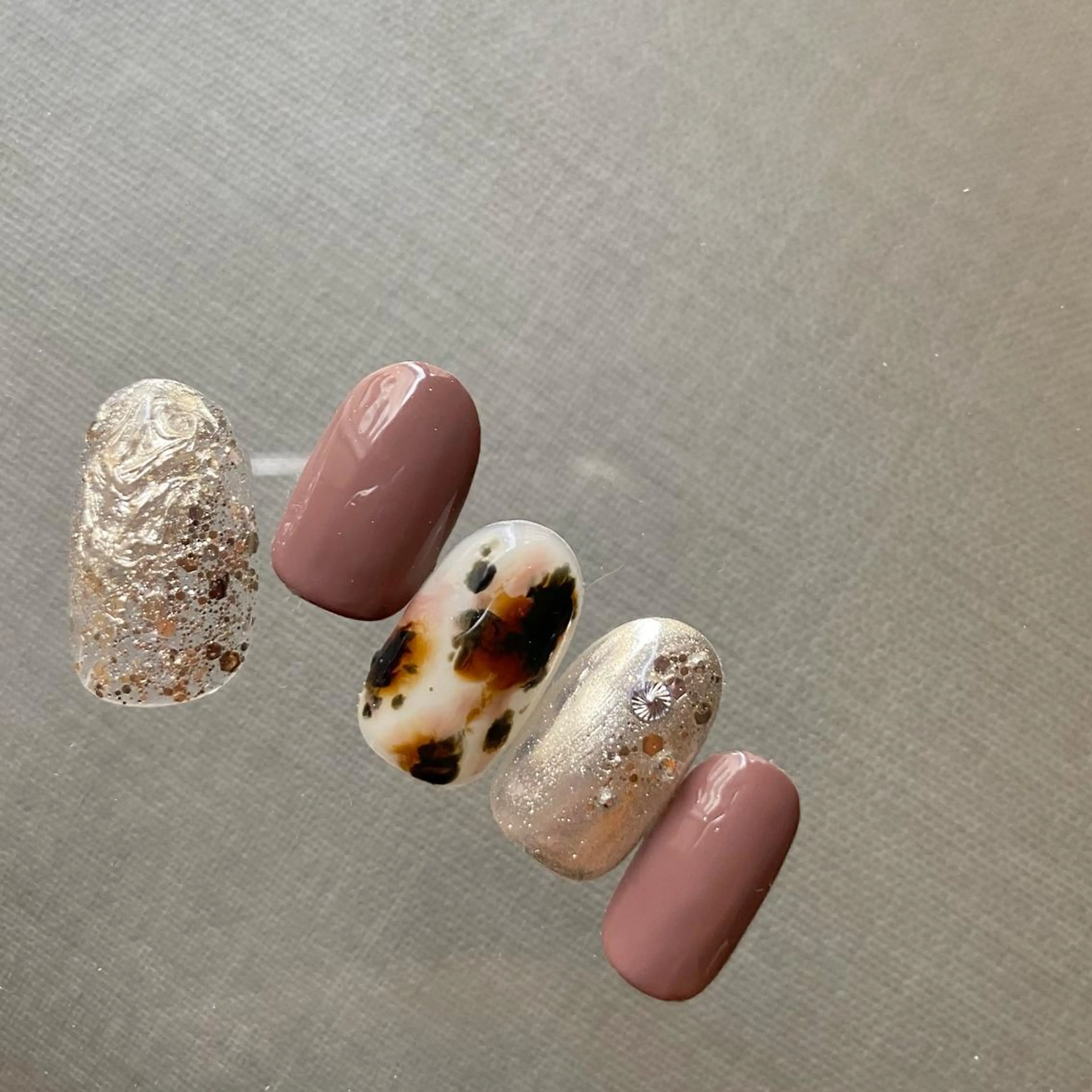 ネイル アートネイル フットネイル ニュアンスネイル 山田 貴子のネイルデザイン