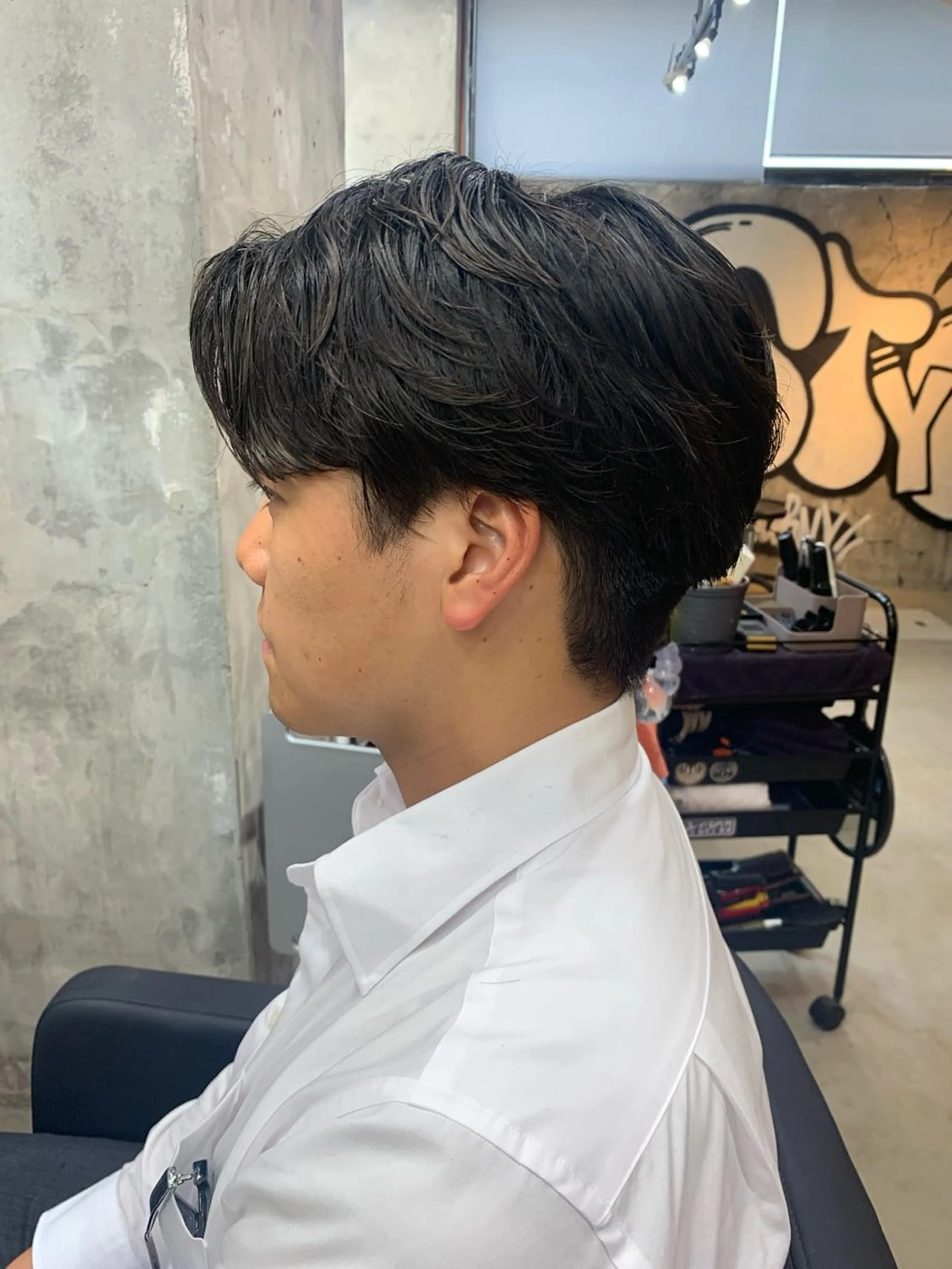 パーマ メンズ カルマパーマ マッシュ メンズパーマ ニュアンスパーマ カット パーマ ⚡️メンズパーマ特化 mens支持◎/忠地のヘアスタイル