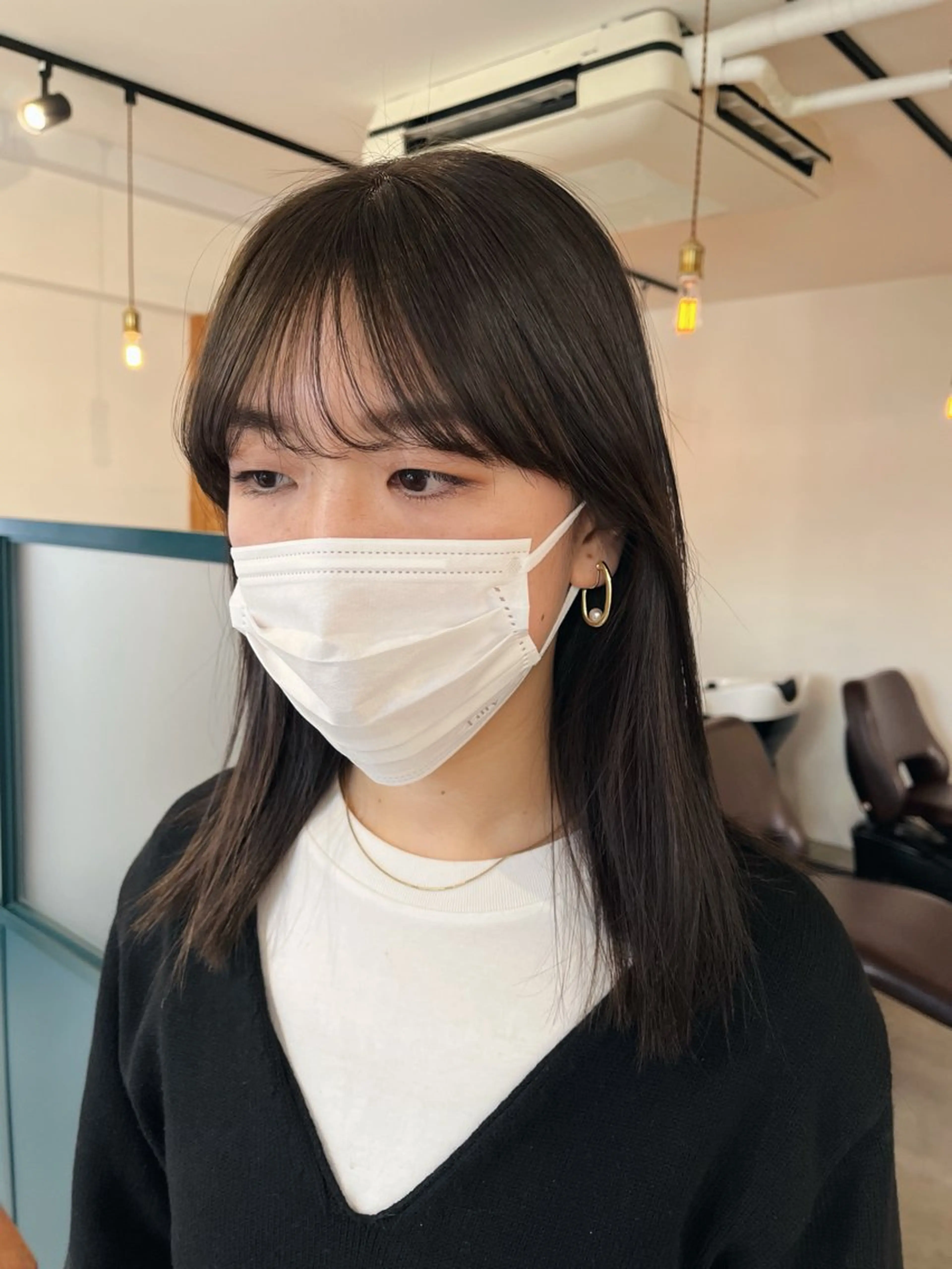 ミディアム カラー 暖色/パーマ 🌼クニトウメイのヘアスタイル