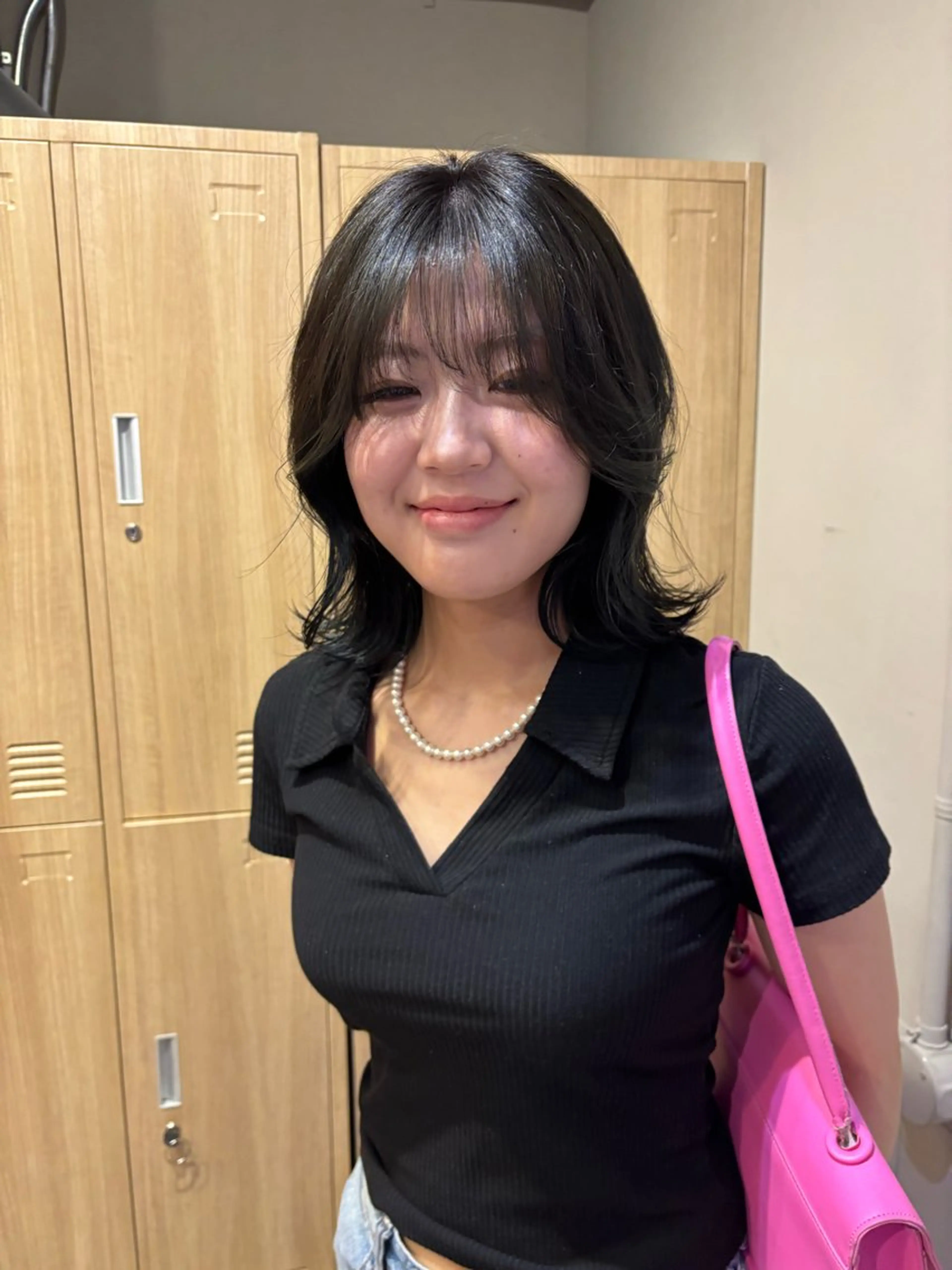 セミロング カラー グレージュ オリーブグレージュ オリーブグレー LOREN  JU所属・カラーリスト ちひろ🧸のヘアスタイル