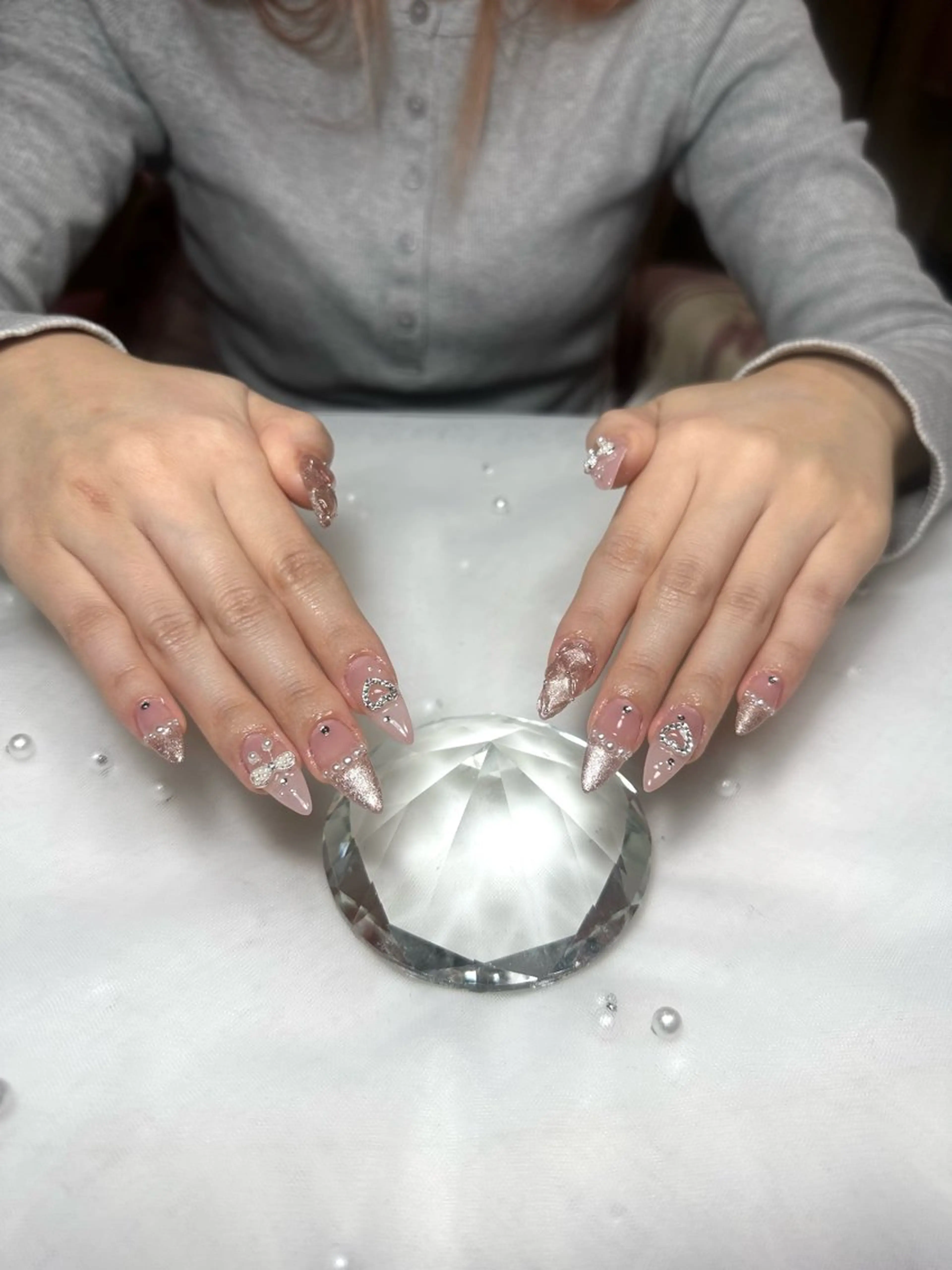 ネイル ピンク ハンドネイル pikarin._.nails所属・pikarin nailsのネイルデザイン