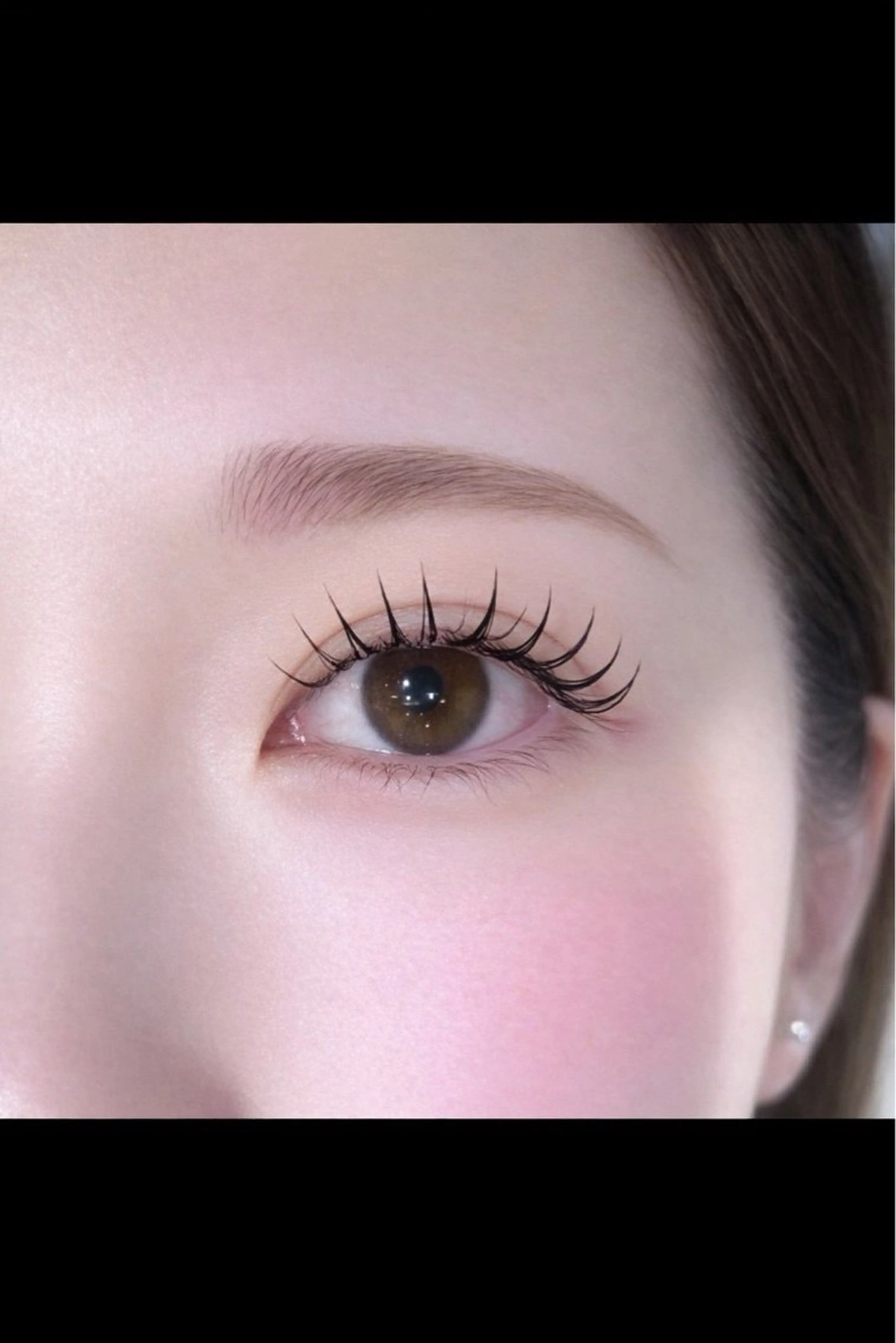 「韓国風束感仕上げ‪🩷」フラットラッシュ100本の写真