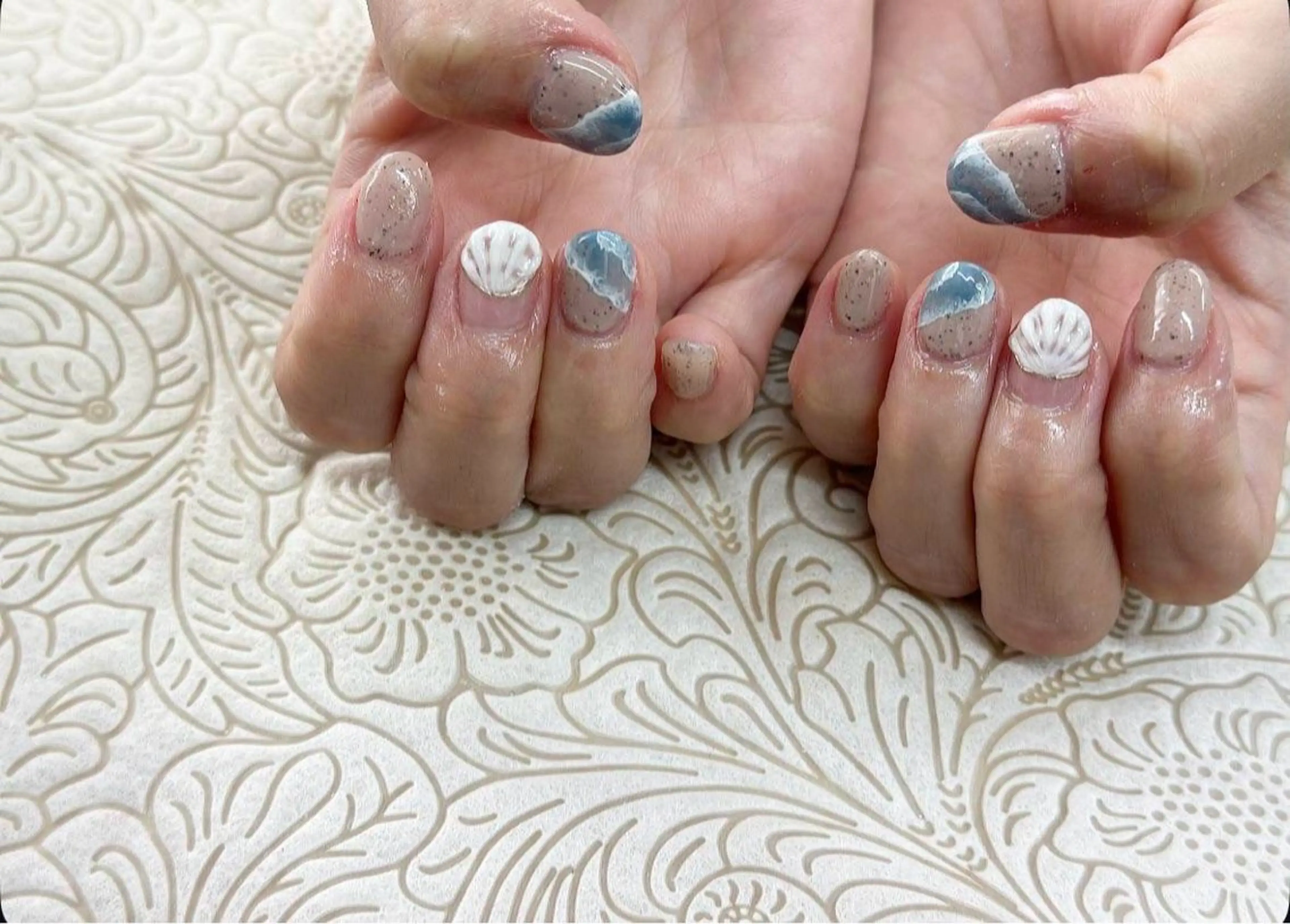 ネイル フラワーネイル precious nail room所属・precious nail  roomのネイルデザイン