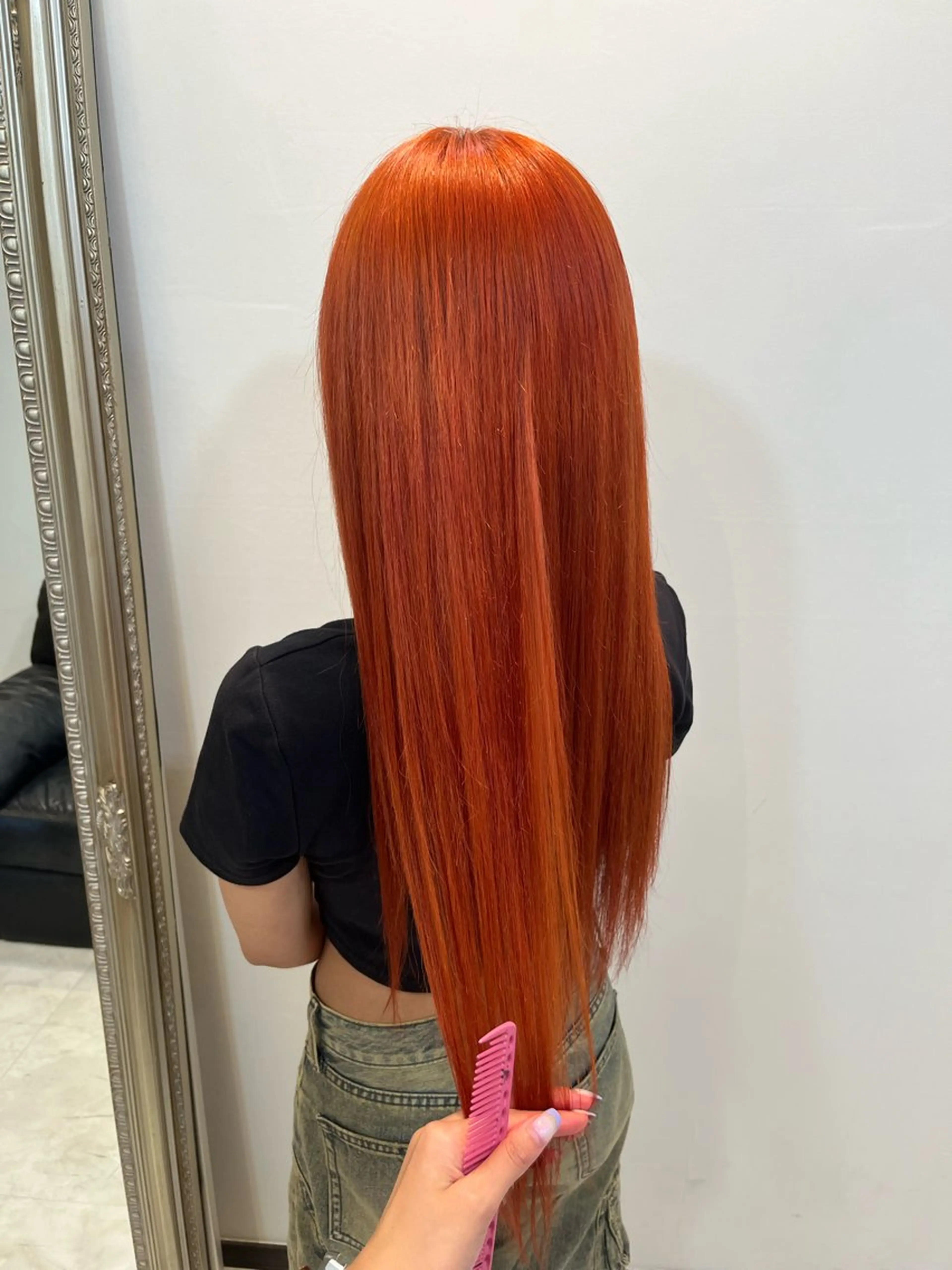 ミディアム エクステ ヘアカラー エクステ アンククロス池袋所属・アンククロス あいりのヘアスタイル