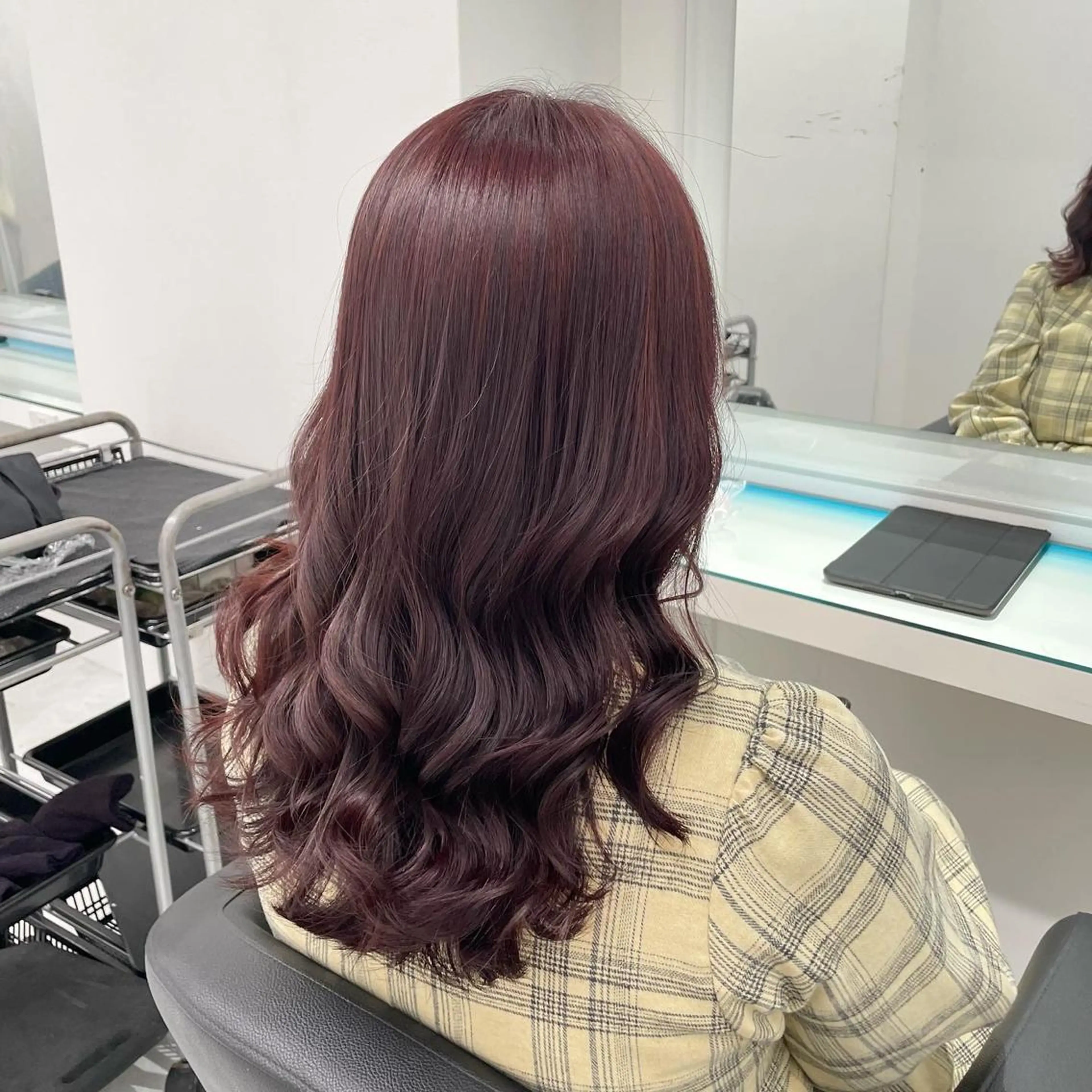ロング カラー ヘアカラー トリートメント ヘッドスパ ヘアセット 暖色🩷透明感カラー ♡Maika♡のヘアスタイル