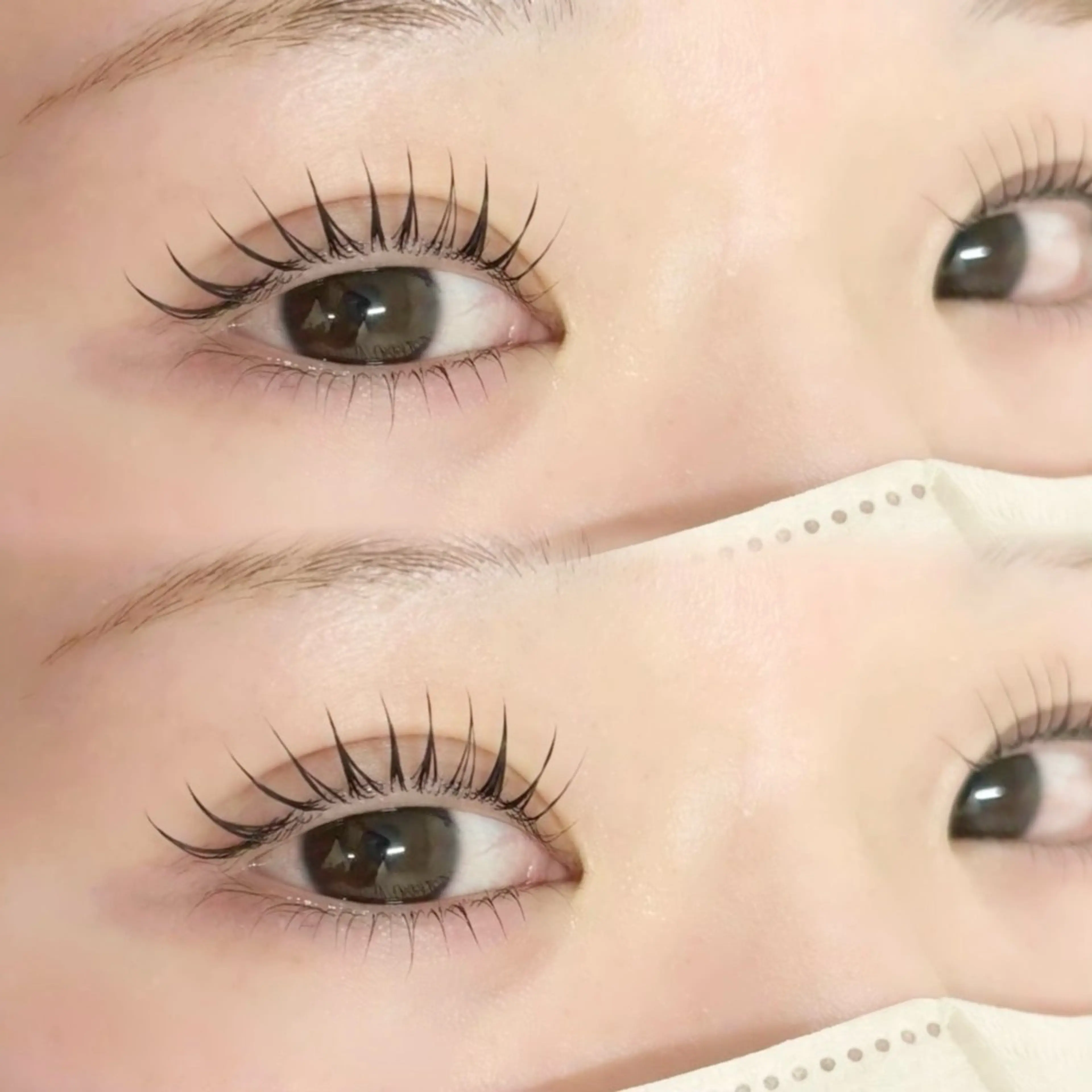 下まつげパーマの写真