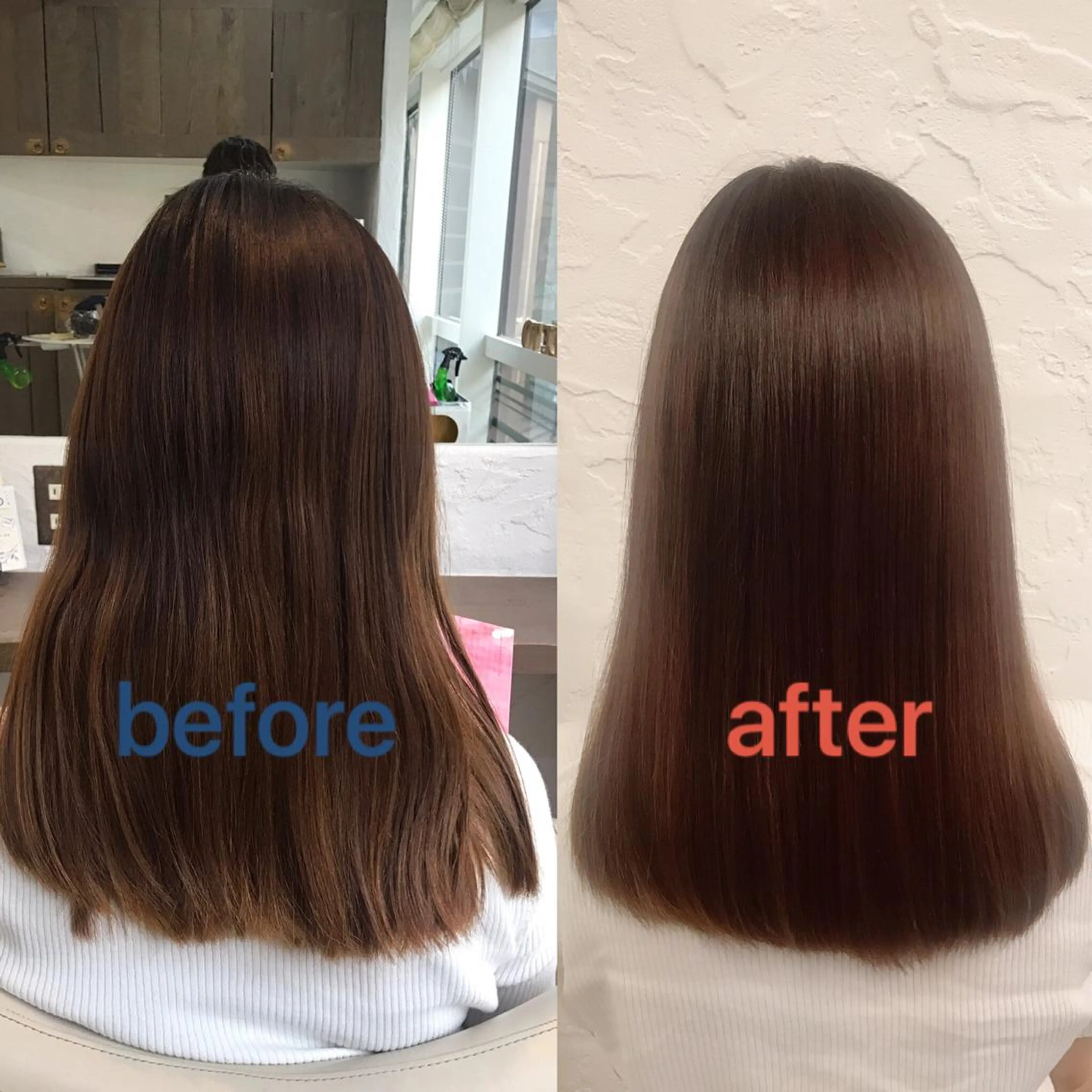 セミロング カラー ベージュカラー 🦋韓国系指名No1 店長/圓山 祐也🦋のヘアスタイル