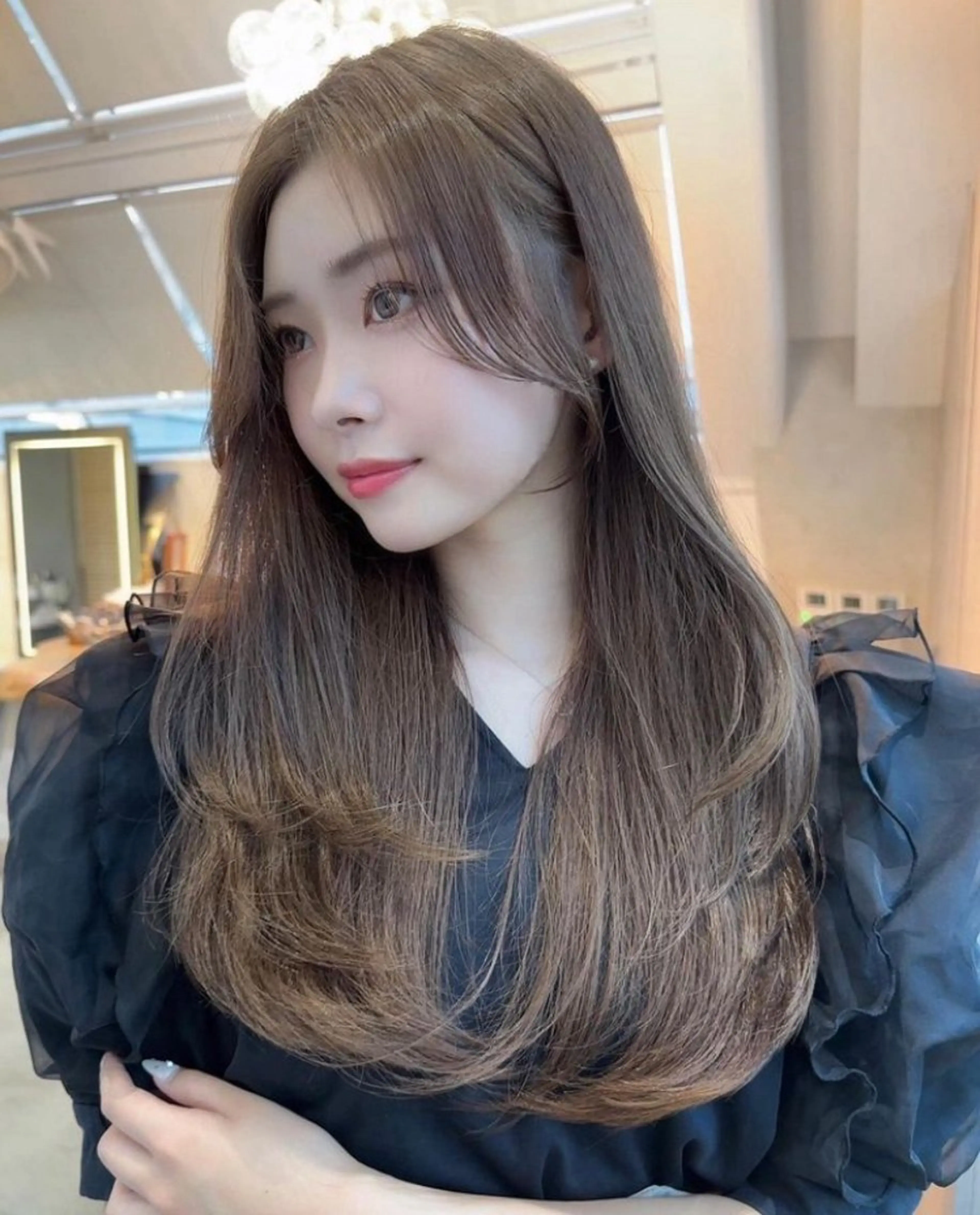 ロング カット 🩵縮毛矯正・ボブ 岩原朋也🩵のヘアスタイル