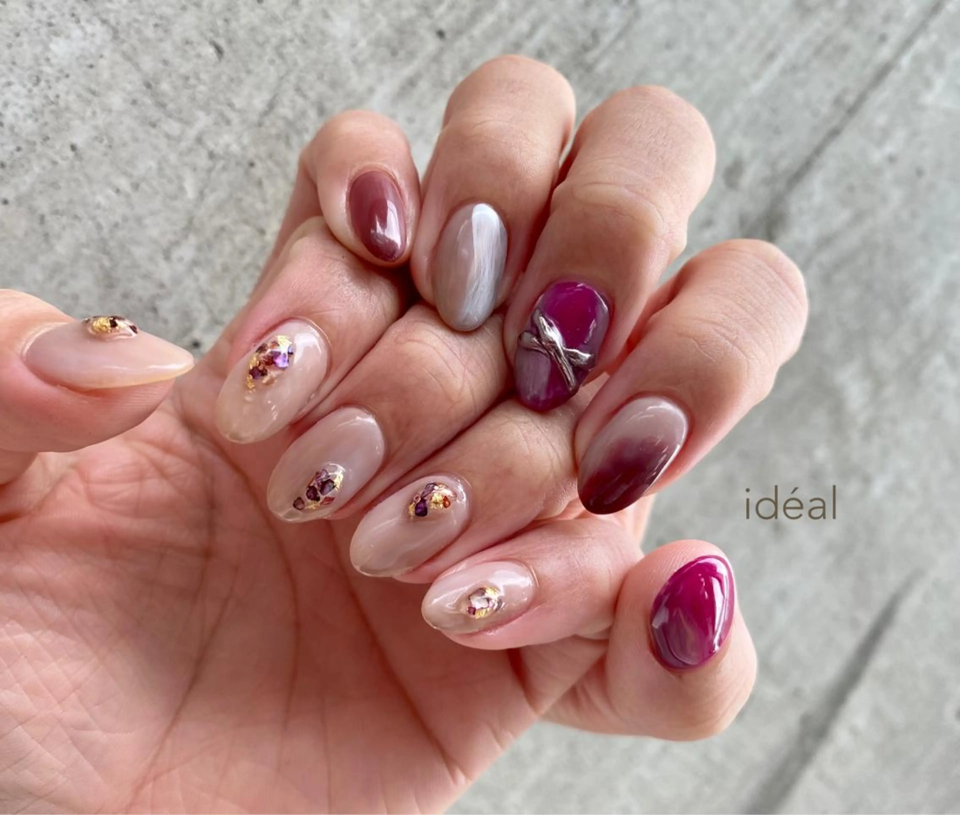 ネイル ニュアンスネイル ide. Mikiのネイルデザイン