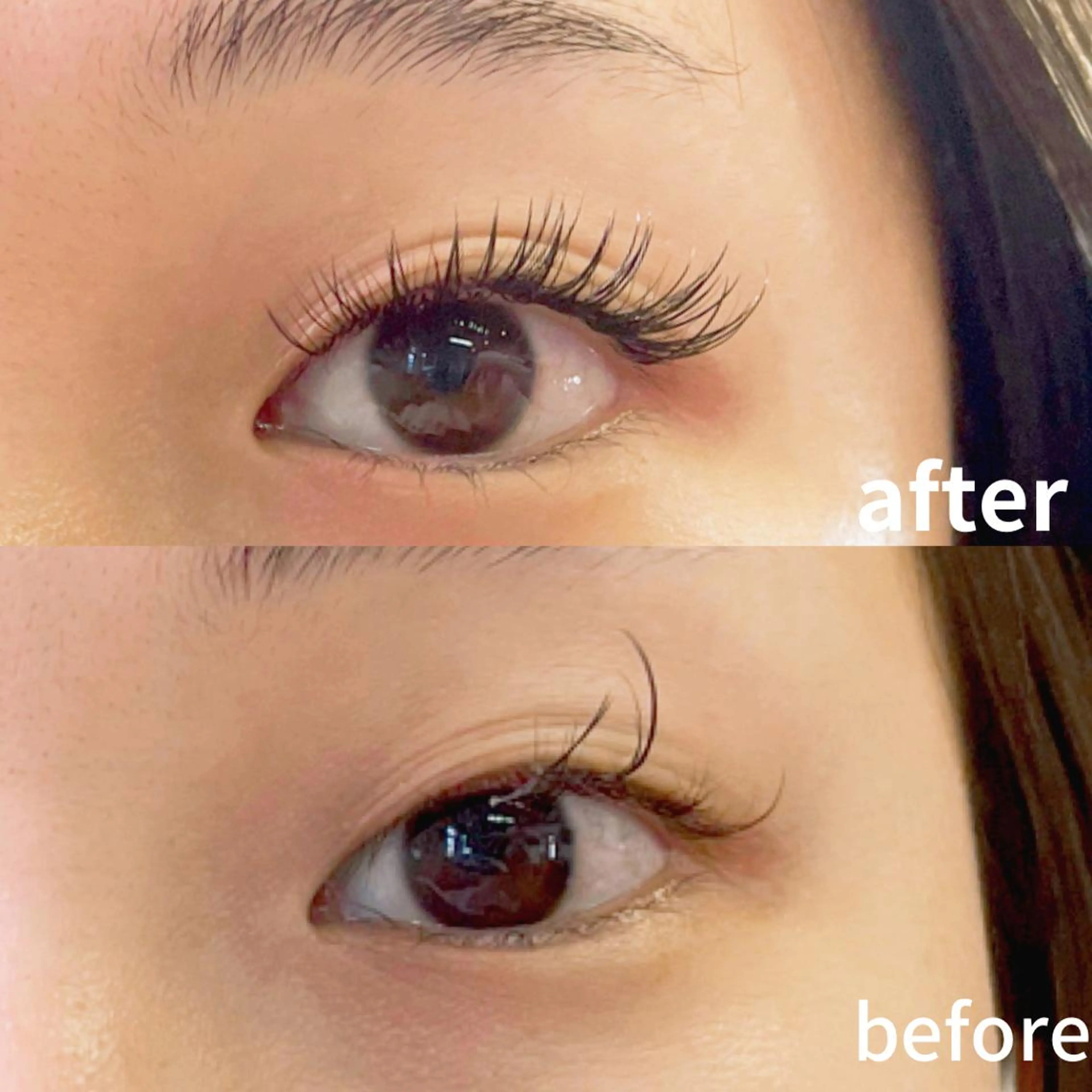 マツエク・マツパ ボリュームラッシュ ワンホンマツエク マツエク サン美容室所属・サン美容室 ♡の眉毛・アイブロウイメージ