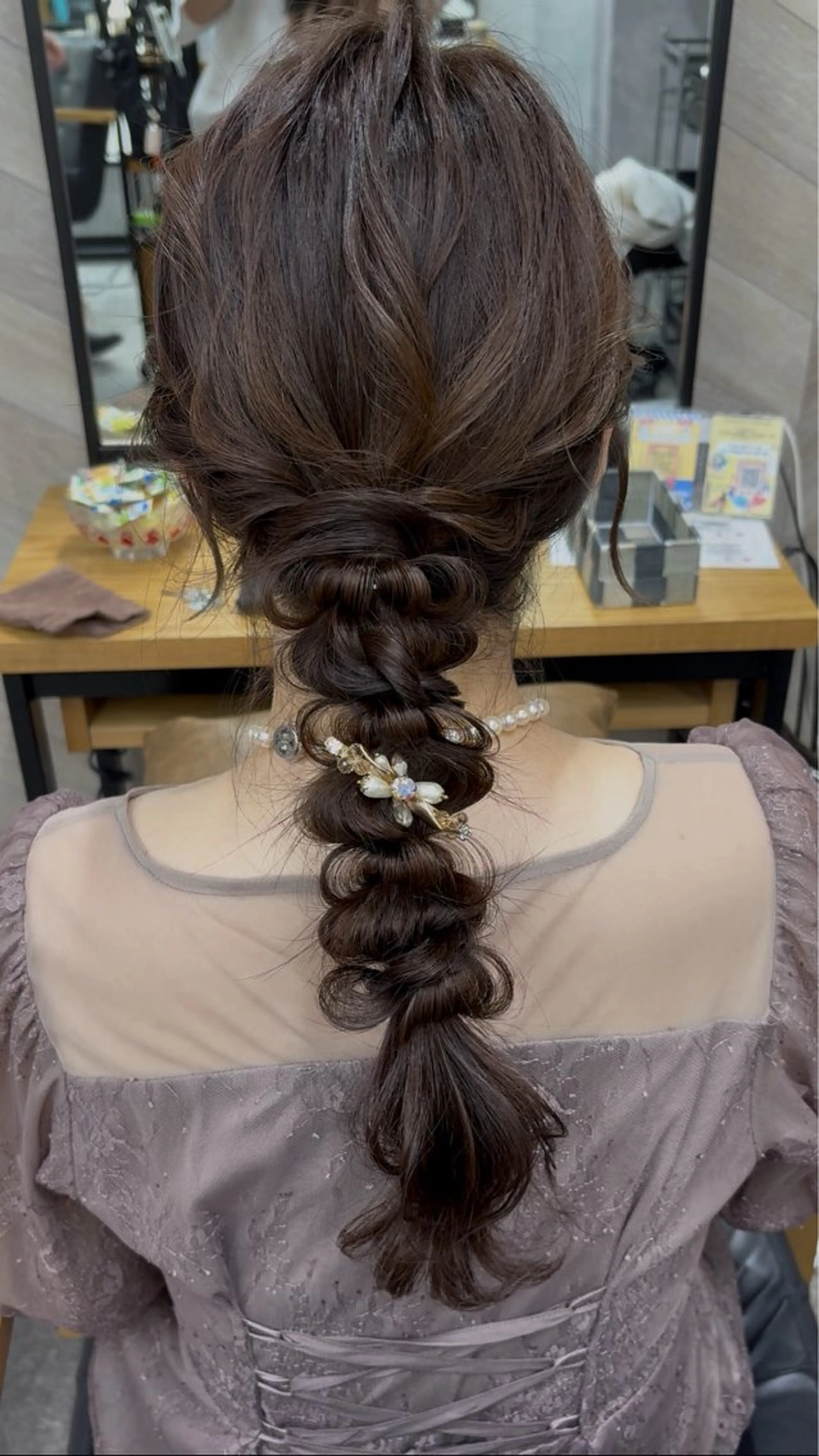 セミロング ヘアアレンジ ヘアセット SHANTi 飯塚 ヘアセット/髪質改善のヘアスタイル