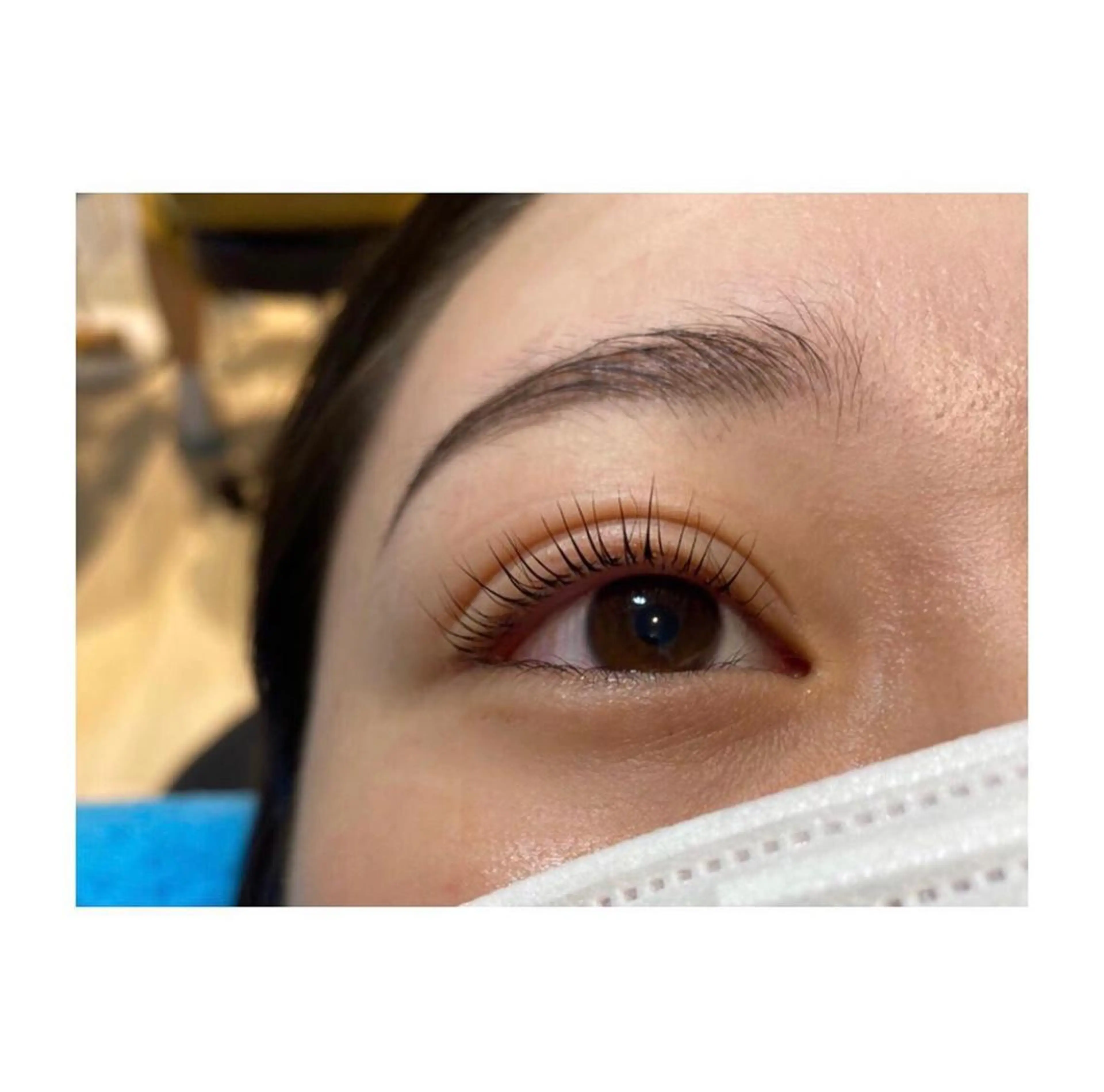 マツエク・マツパ パリジェンヌラッシュリフト 我妻 怜奈のマツエク・マツパデザイン