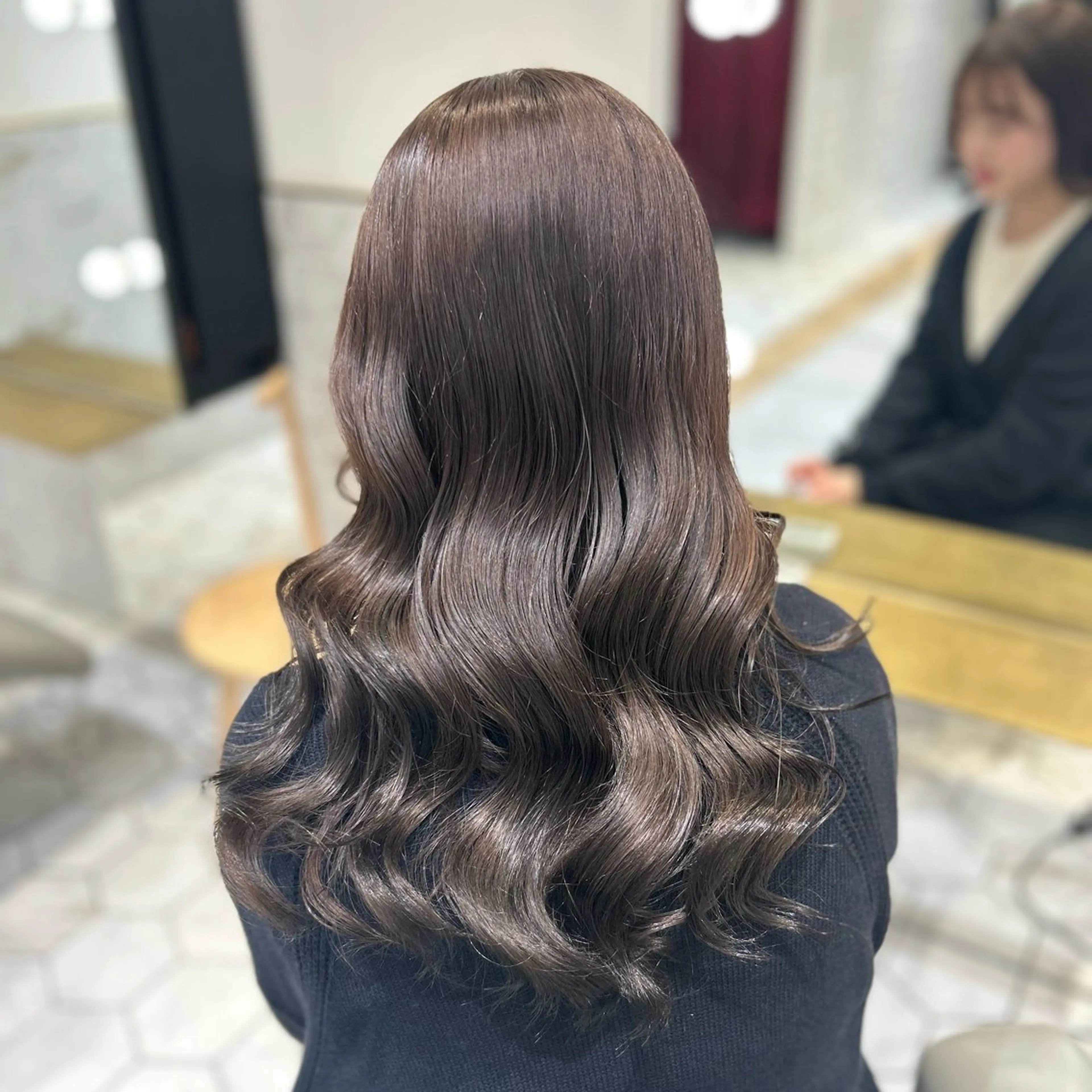 ロング カラー ヘアカラー costes 今井芽依のヘアスタイル