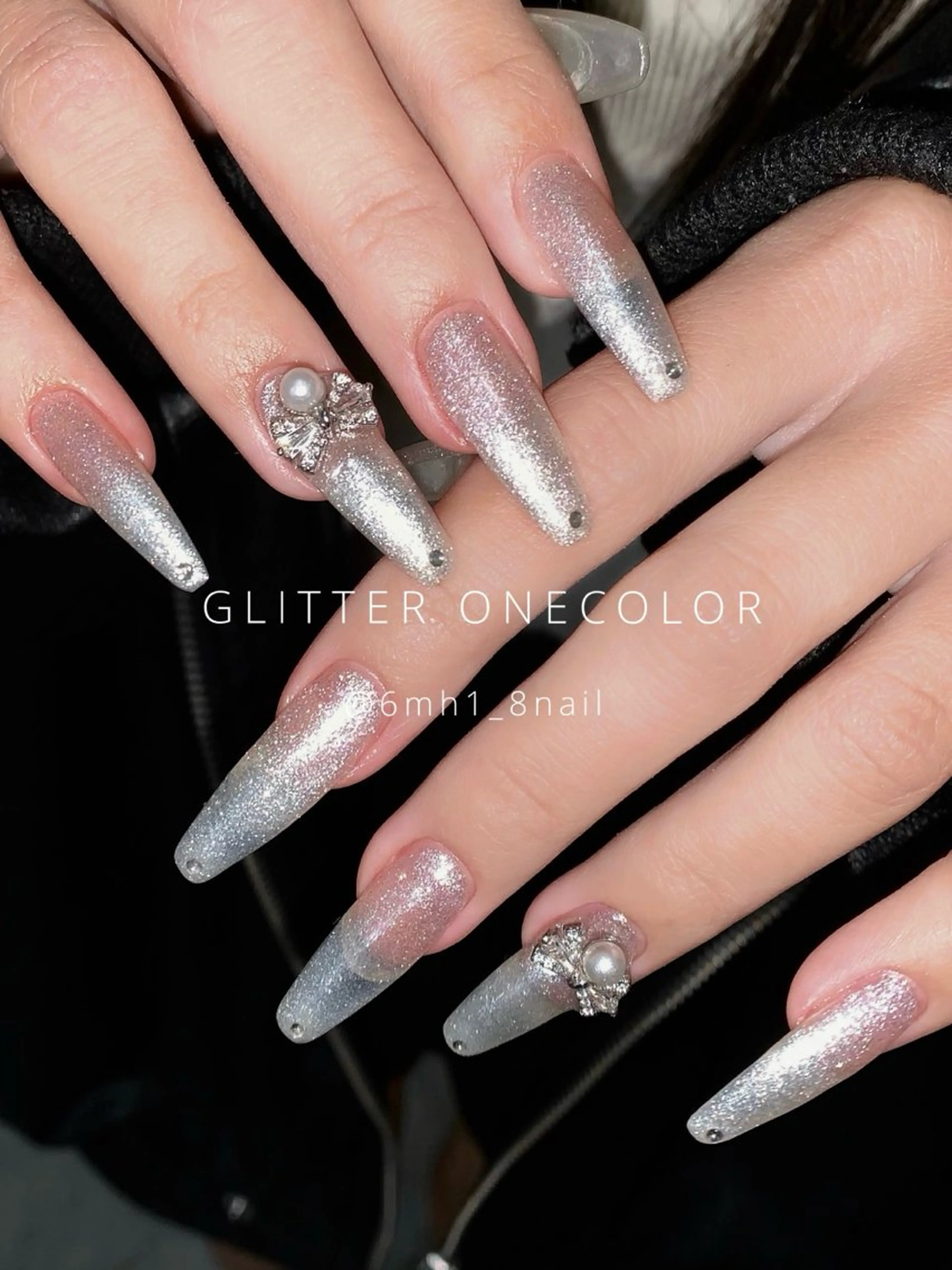 ネイル 長さ出し ワンカラーネイル ハンドネイル Maho🦋 ワンホン／韓国ネイルのネイルデザイン