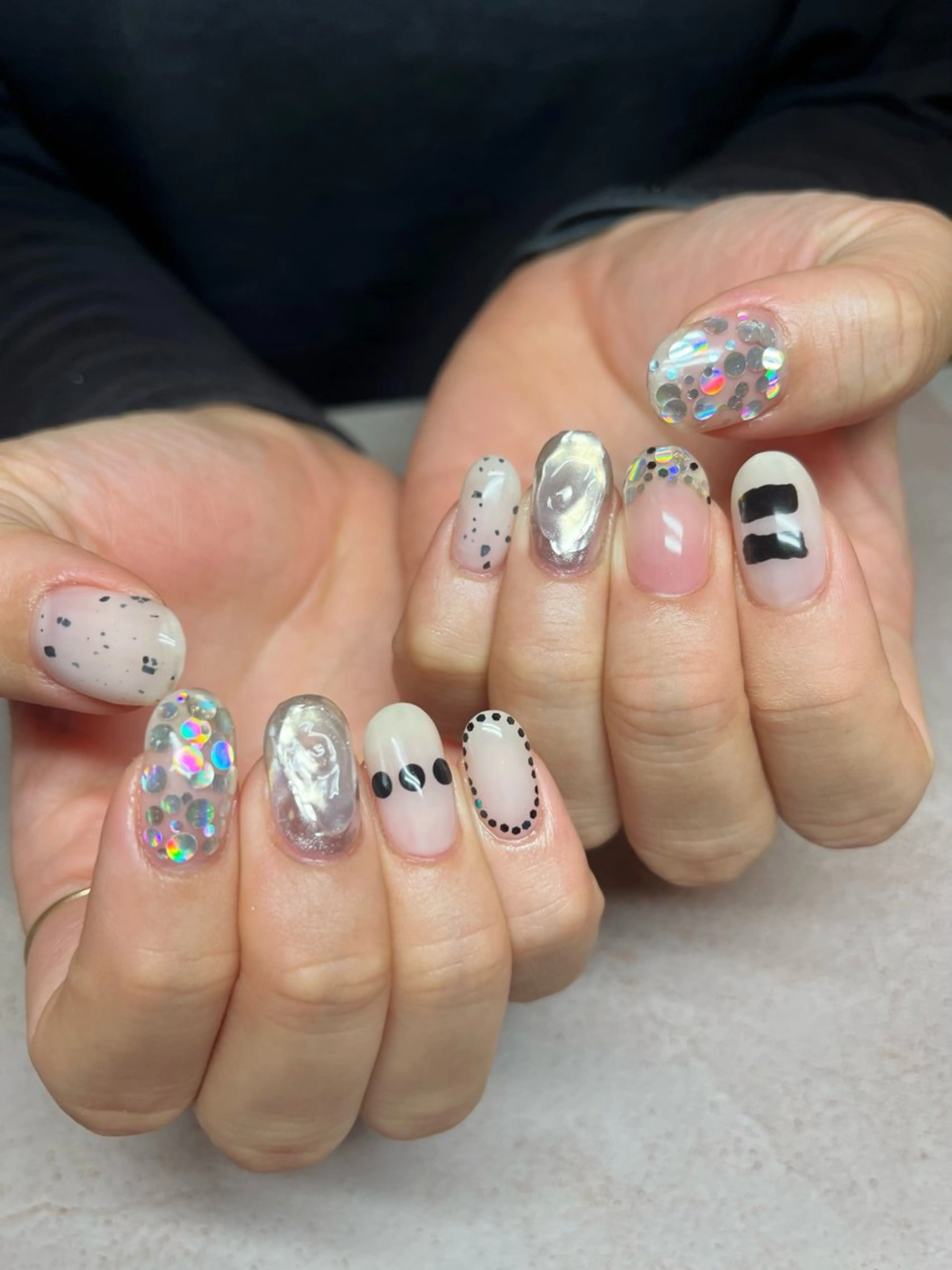 ネイル ニュアンスネイル ハンドネイル HazeGrass NAILのネイルデザイン