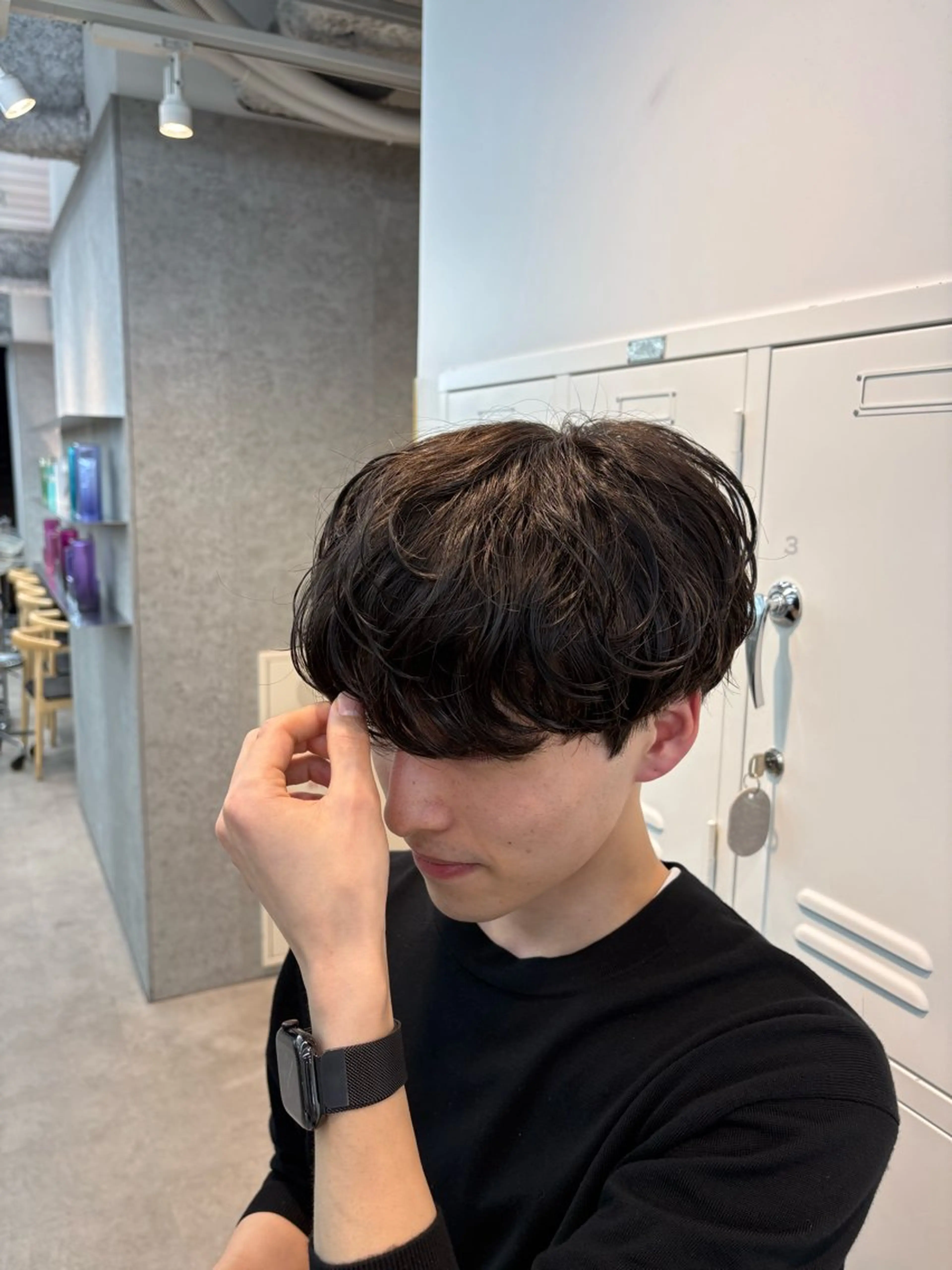 パーマ メンズ カット パーマ 🌀toa/波巻き✨ /メンズパーマ／栄のヘアスタイル