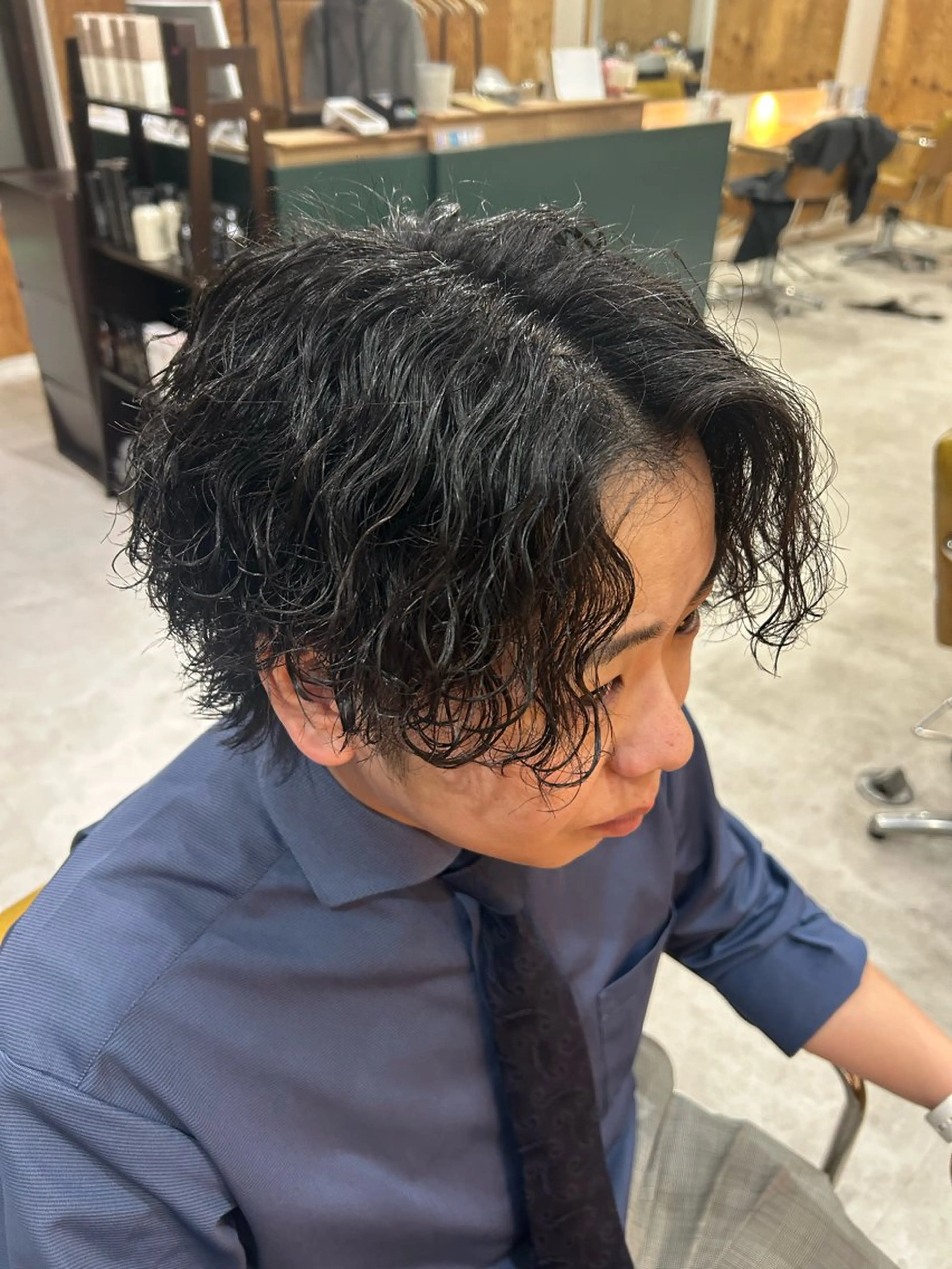 パーマ ヘアアレンジ メンズ カット パーマ 《メンズ特化》 早川 愛斗のヘアスタイル