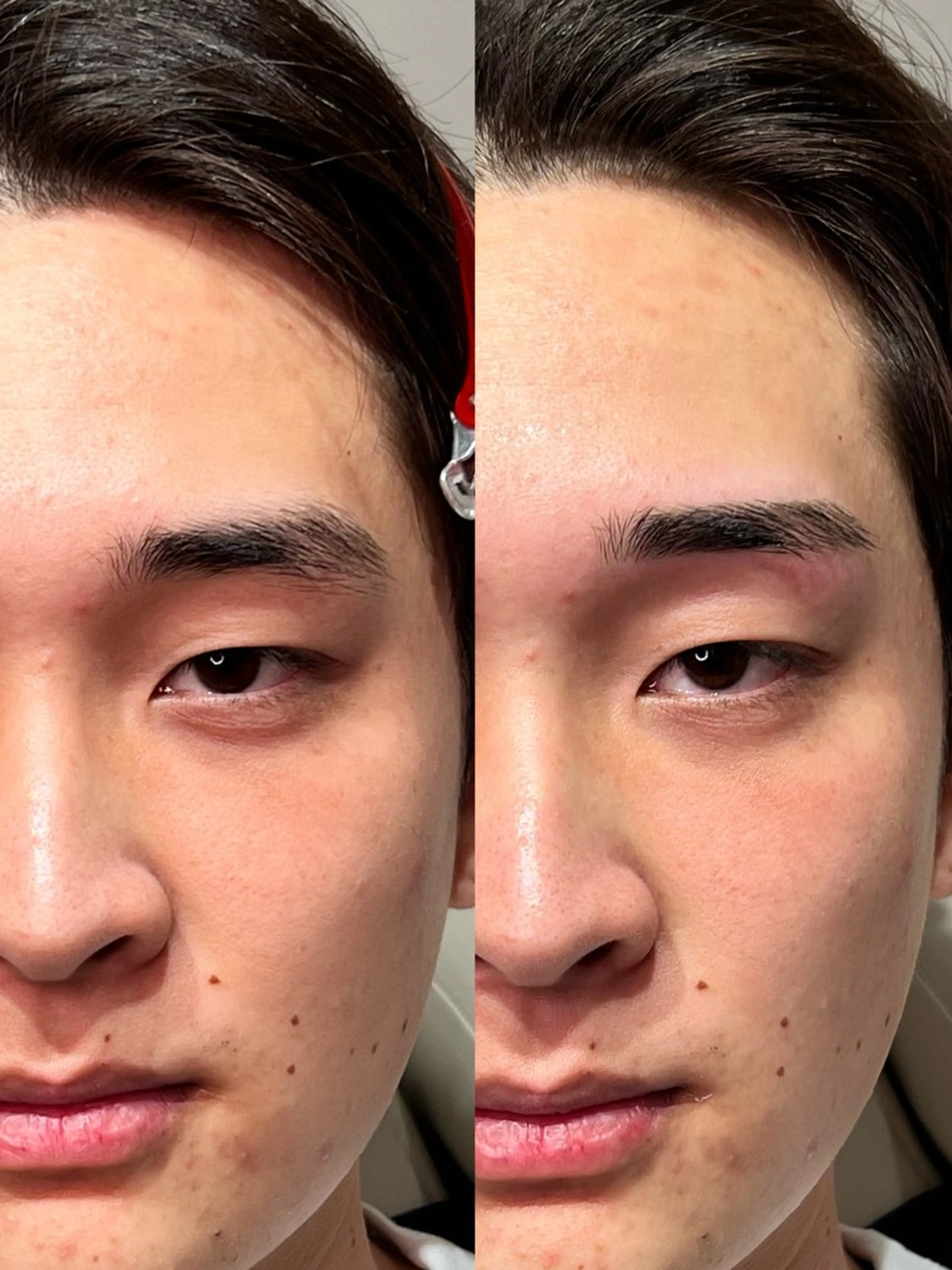 メンズ アイブロウ ワックス脱毛 眉カット 光岡 楓稀の眉毛・アイブロウイメージ