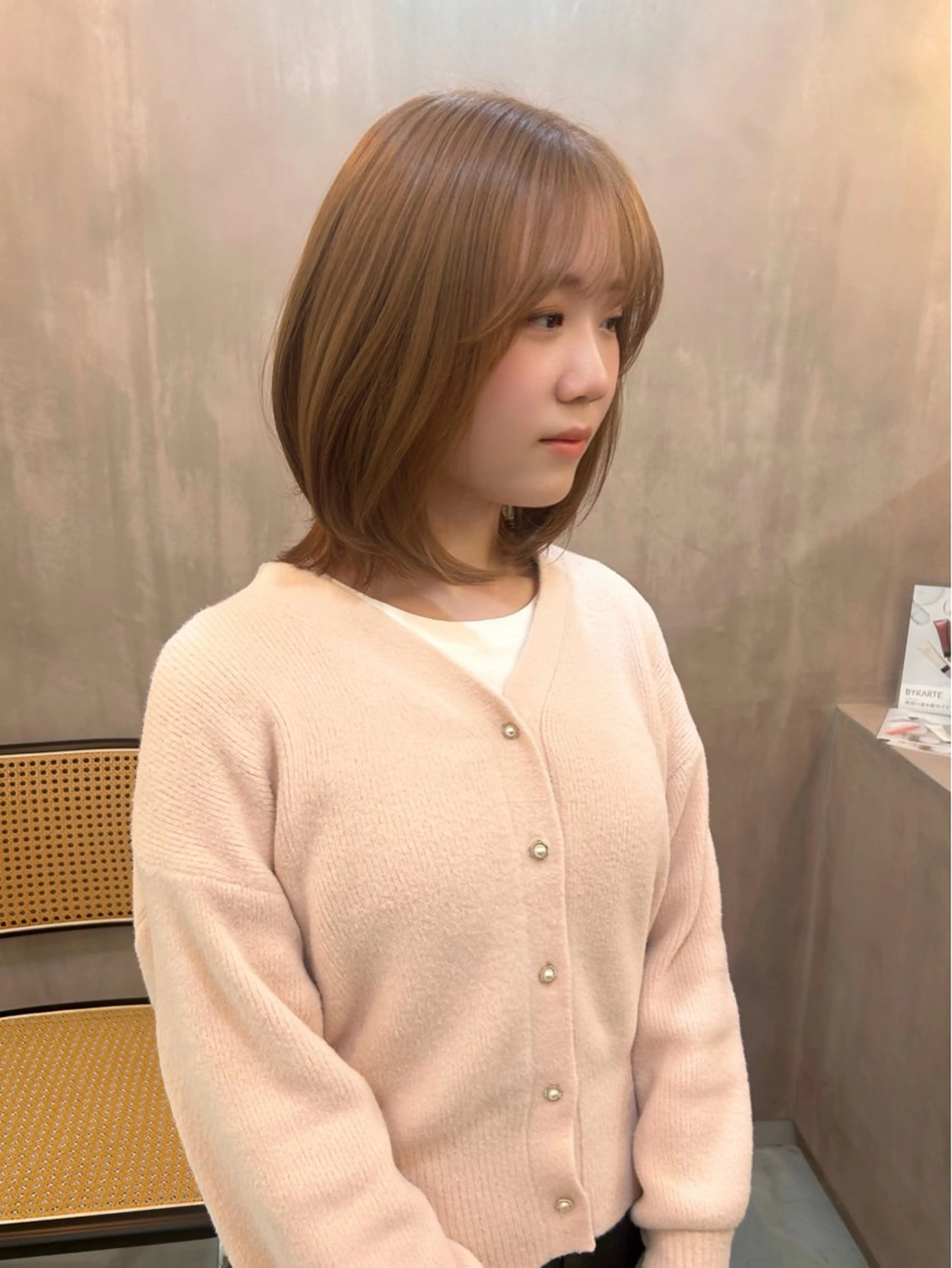 ミディアム miyu /yucca大阪京橋のヘアスタイル