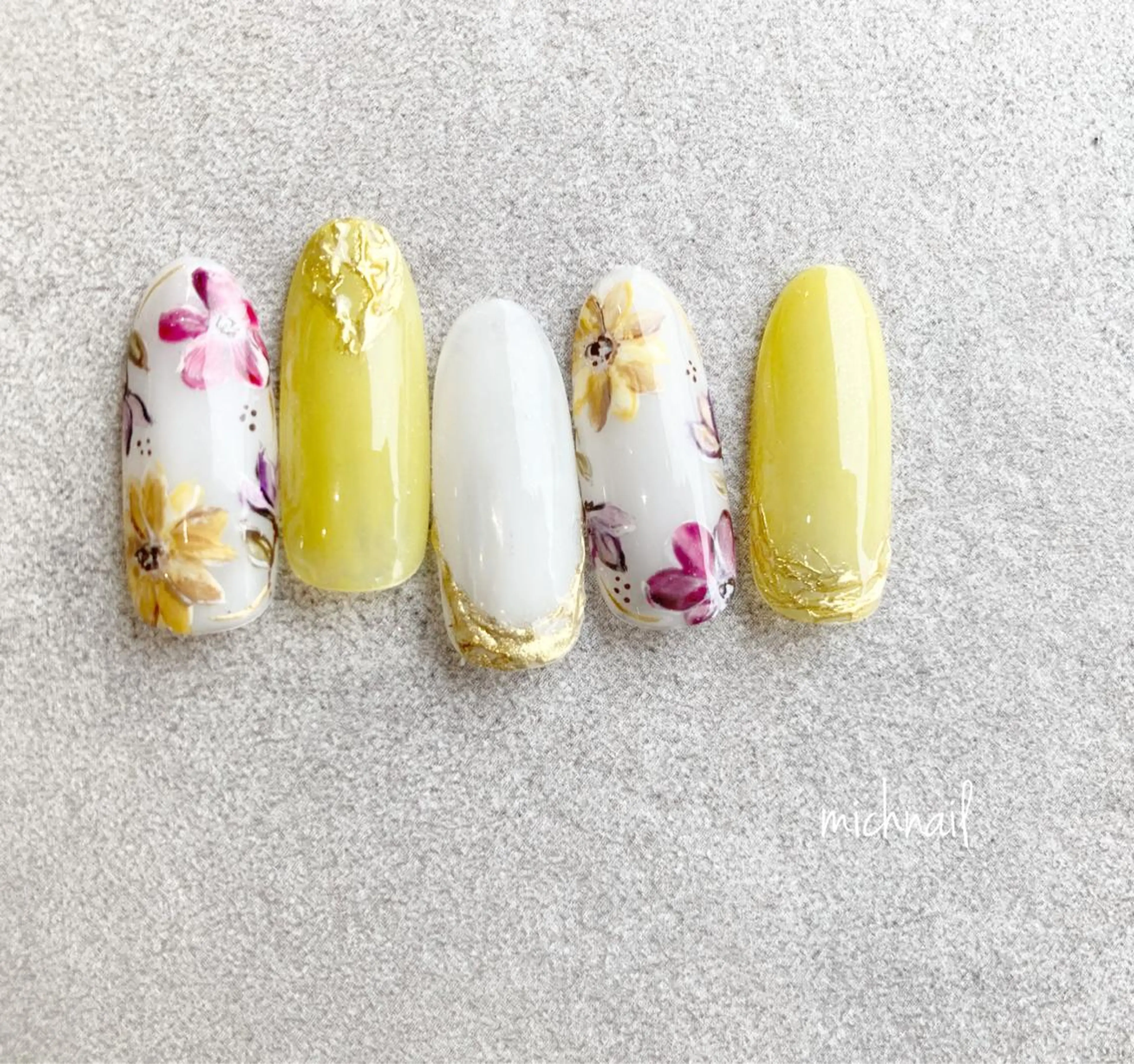 ネイル フラワーネイル ハンドネイル ハンドケア eni. by michのネイルデザイン