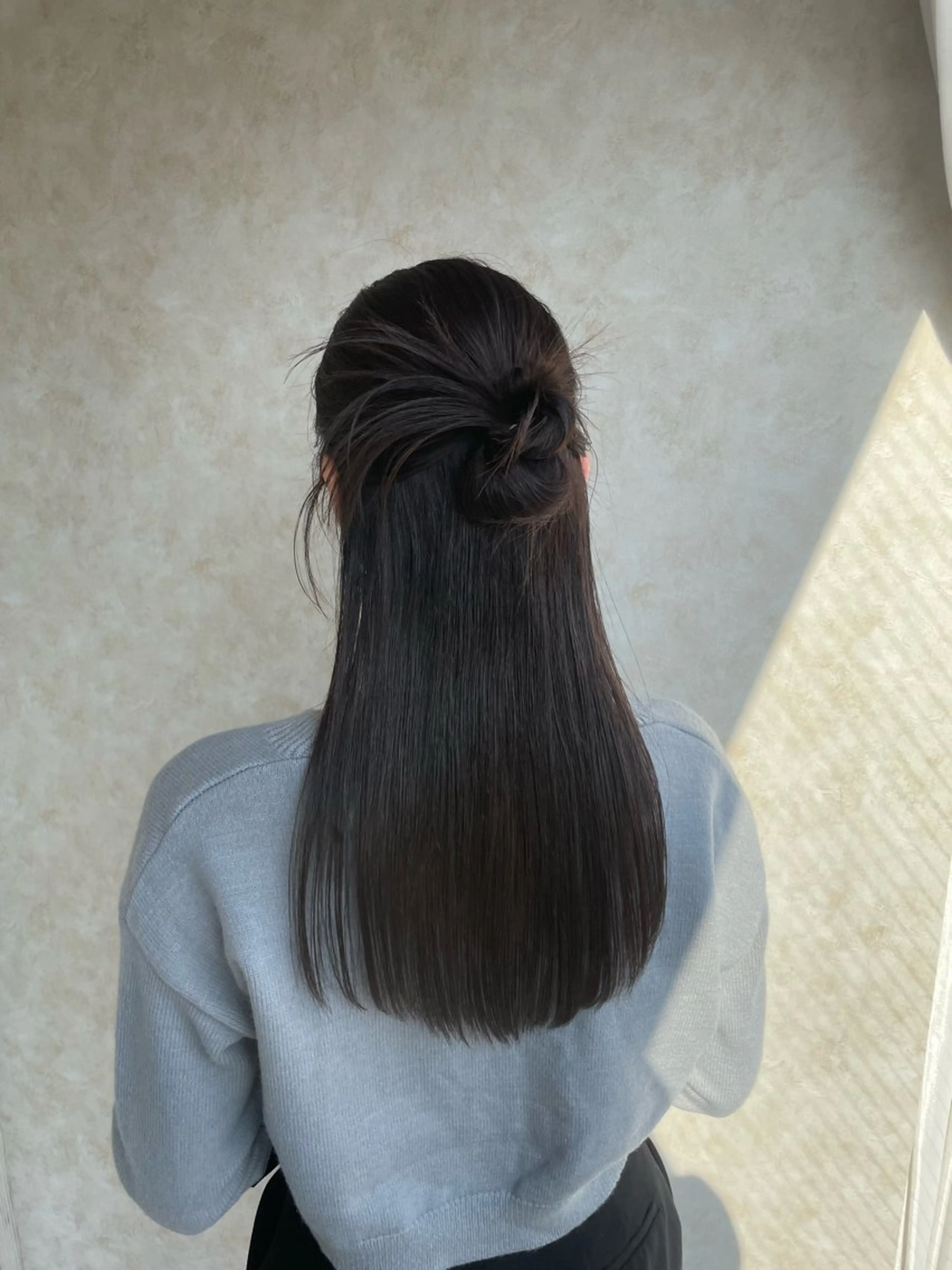 ロング 韓国風ヘア wixymimi　hair salon所属・艶カラー✨レイヤー 𝐚𝐲𝐚𝐤𝐚のヘアスタイル