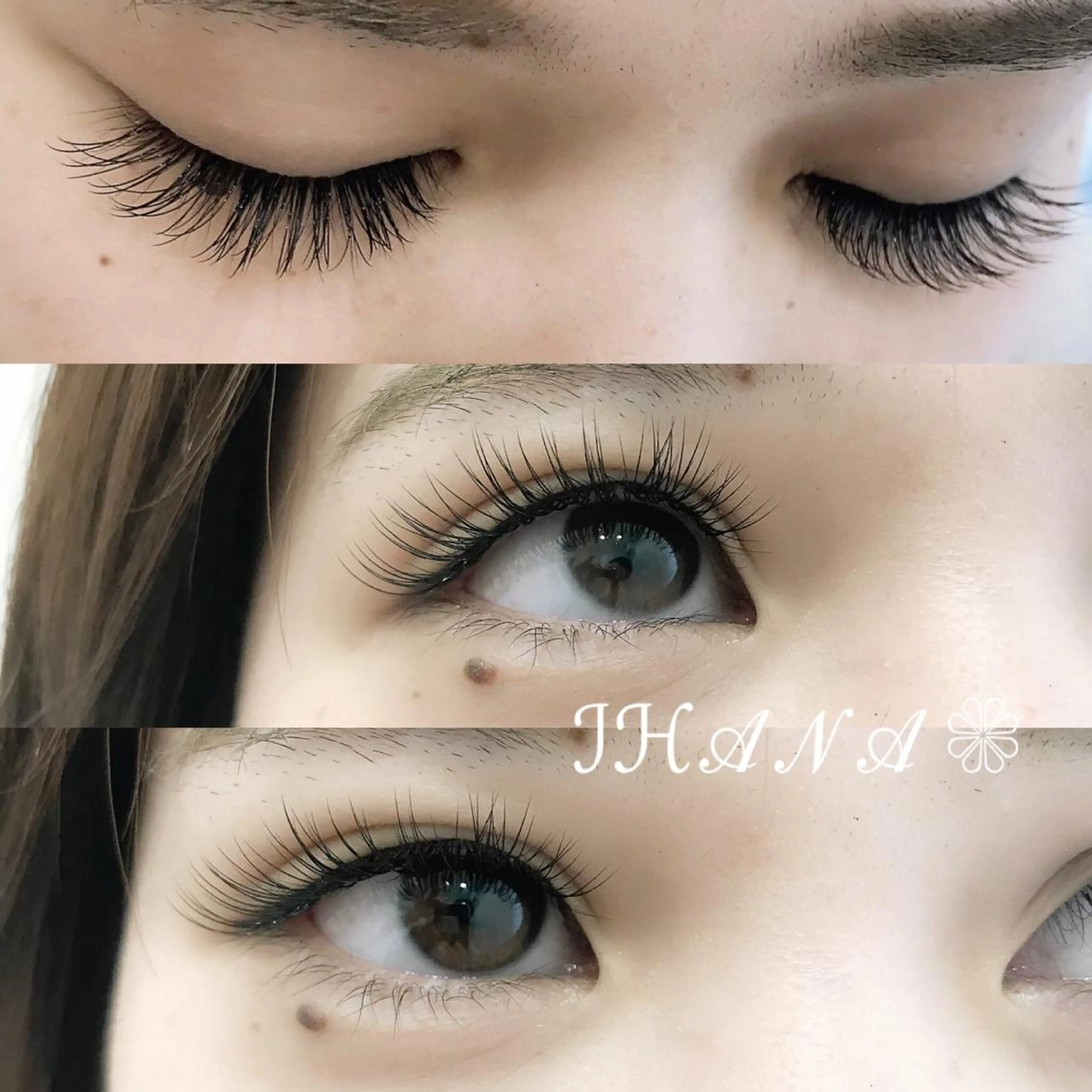 マツエク・マツパ Cカール 目尻長め セーブル IHANA ❁ イハナのマツエク・マツパデザイン