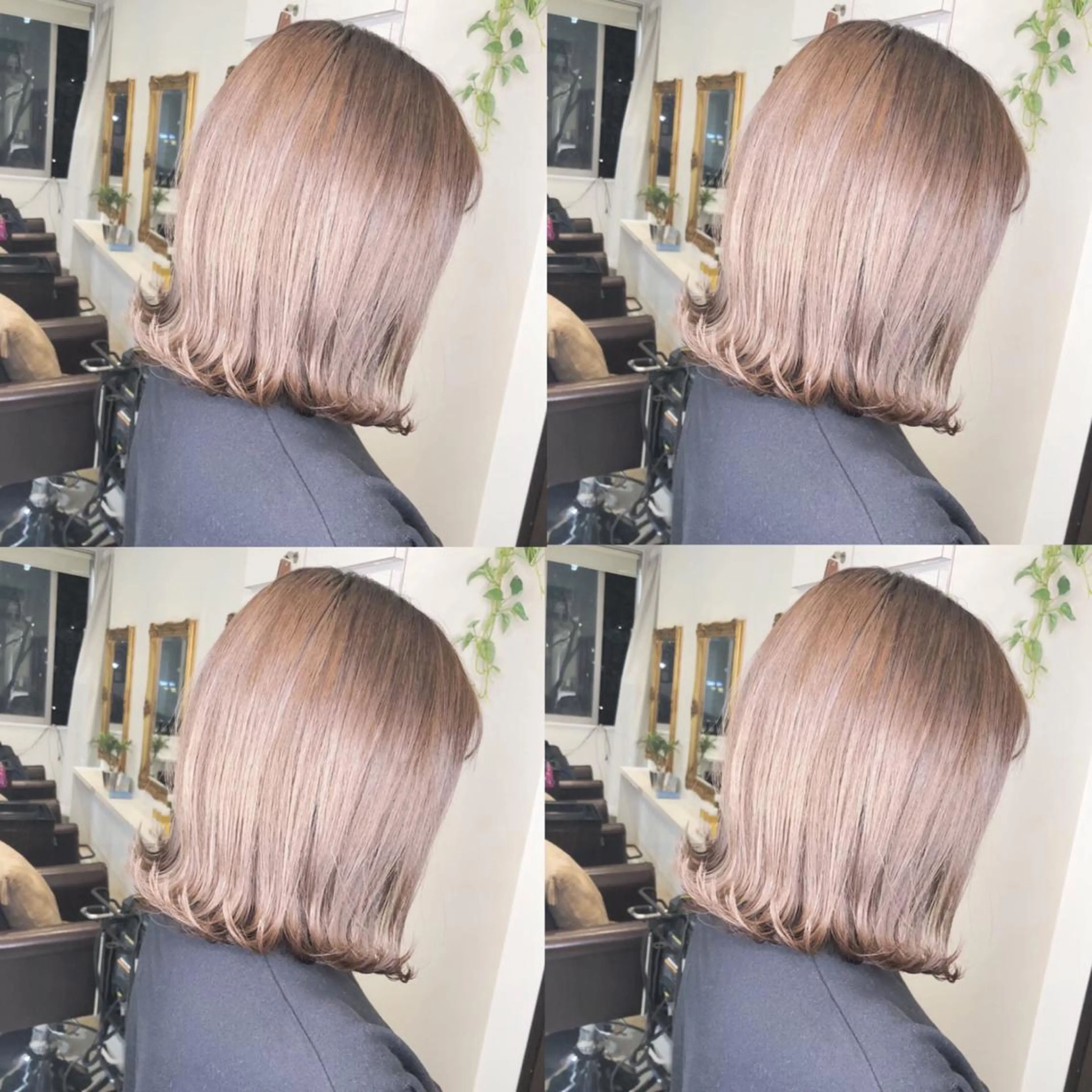 ミディアム カラー ヘアアレンジ 🦋韓国ヘア 坂本 菜摘🦋のヘアスタイル