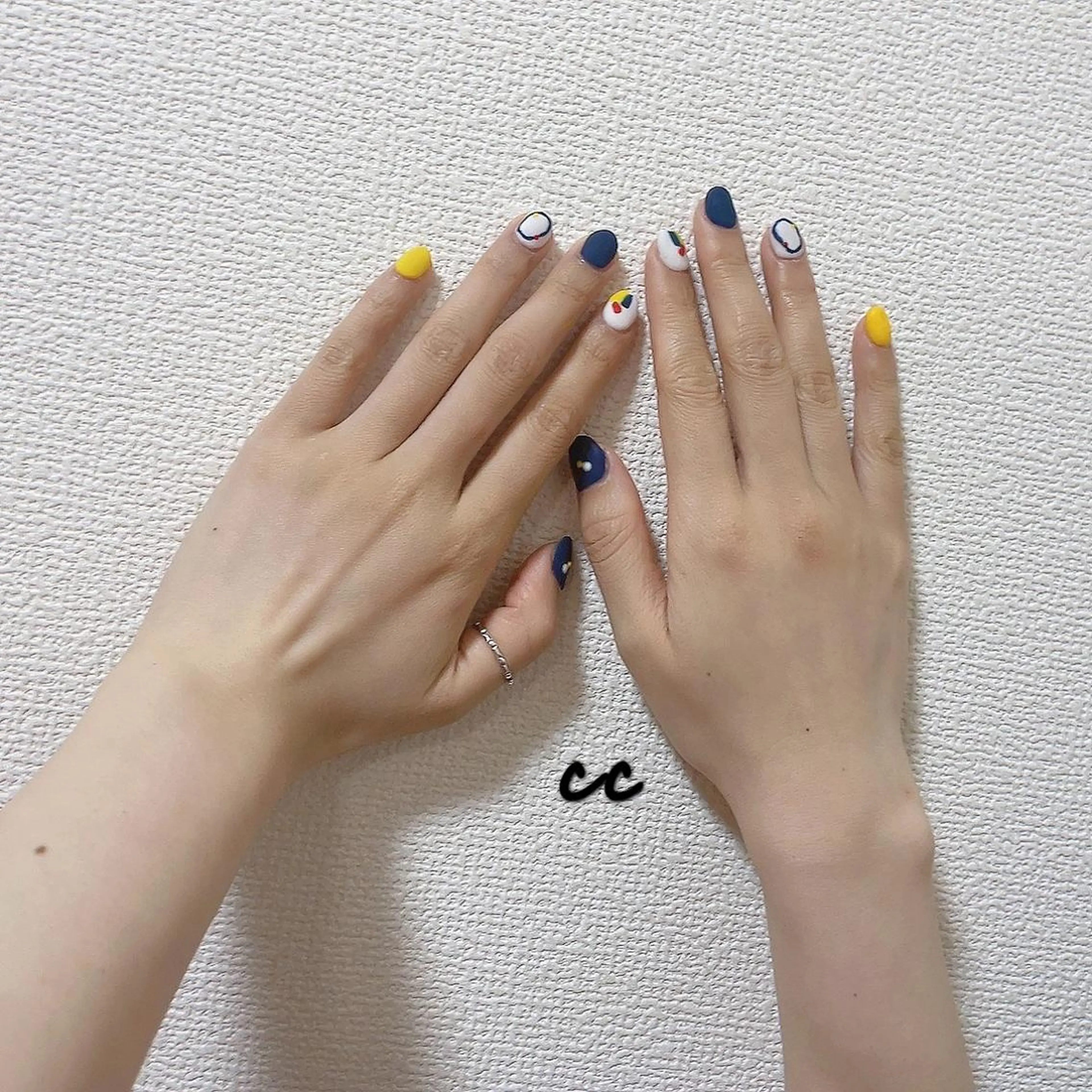 カラー ネイル C C🌼のネイルデザイン