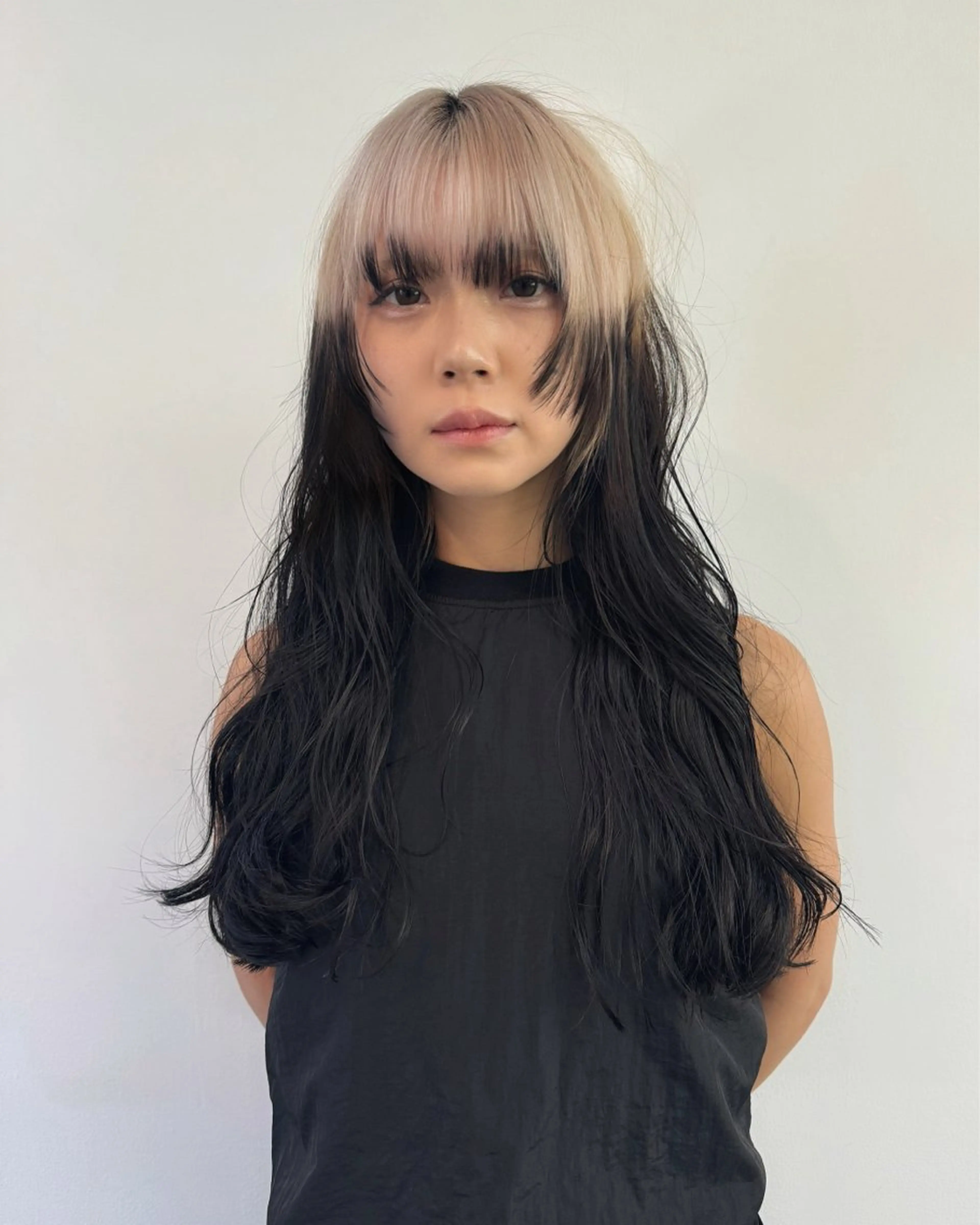 ロング カット ヘアカラー トリートメント LUCCI所属・udaハイトーン /ボブ/レイヤーのヘアスタイル