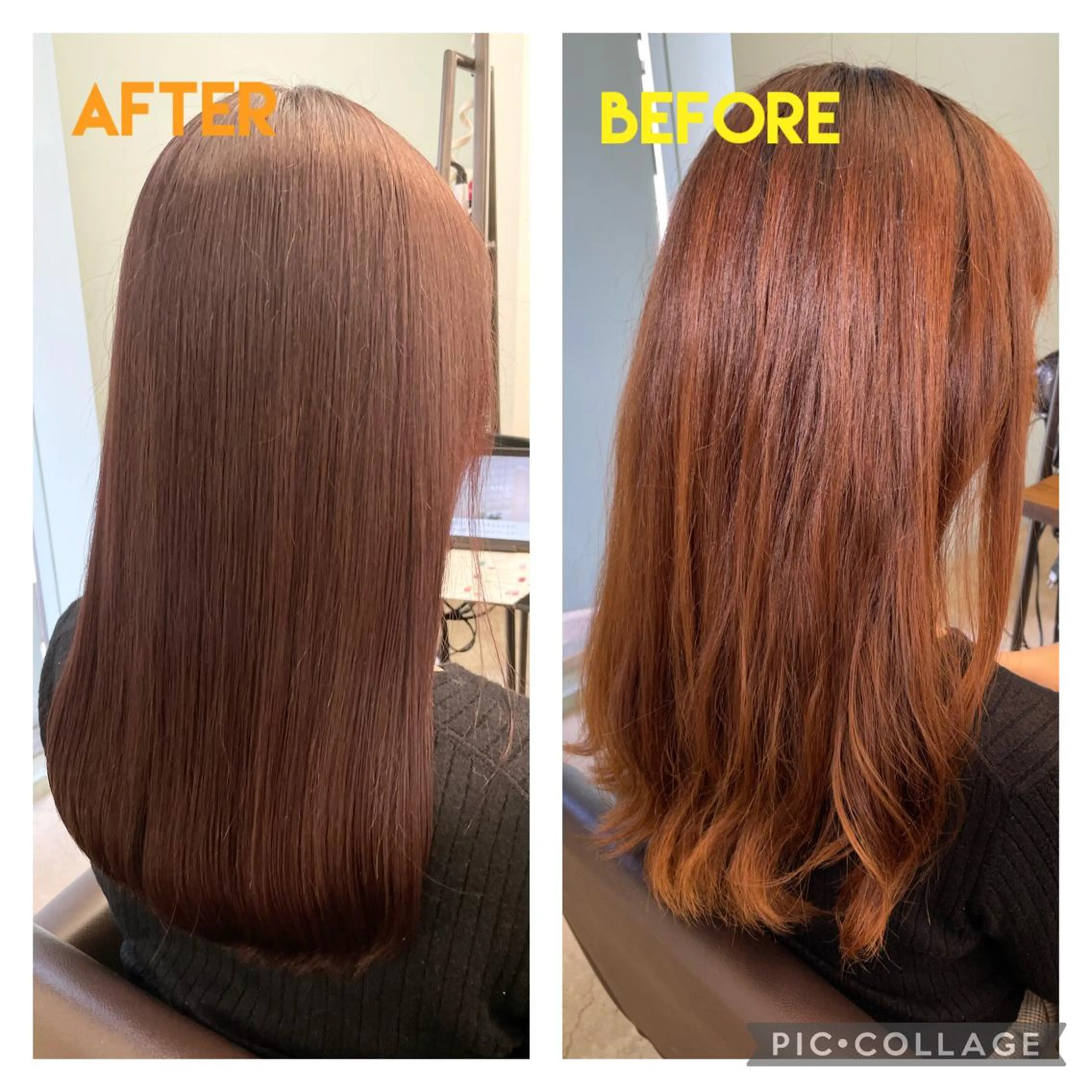 セミロング カラー ブリーチ 髪質改善 縮毛矯正 トリートメント 酸熱トリートメント ヘアカラー トリートメント 🏅髪質改善🏅店長 鈴木淳平のヘアスタイル